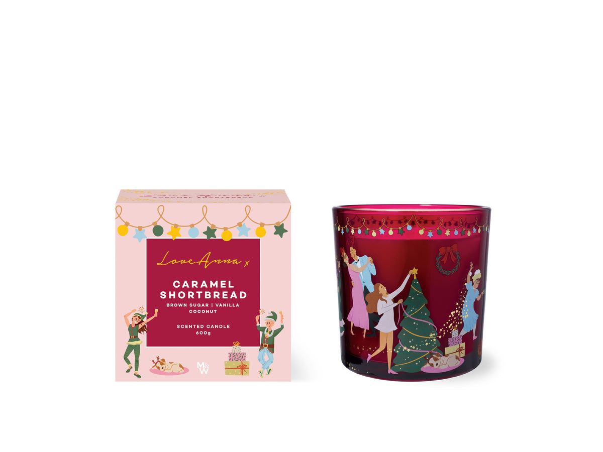 Love Anna x Jolly Folk Caramel Shortbread Fragrance Candle 600g Gift Boxed
