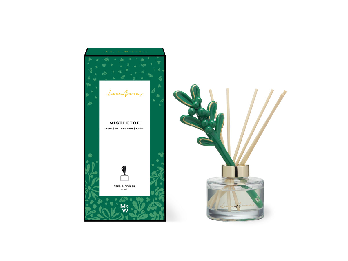 Love Anna x Botanika Christmas Diffuser 150ML Mistletoe Gift Boxed