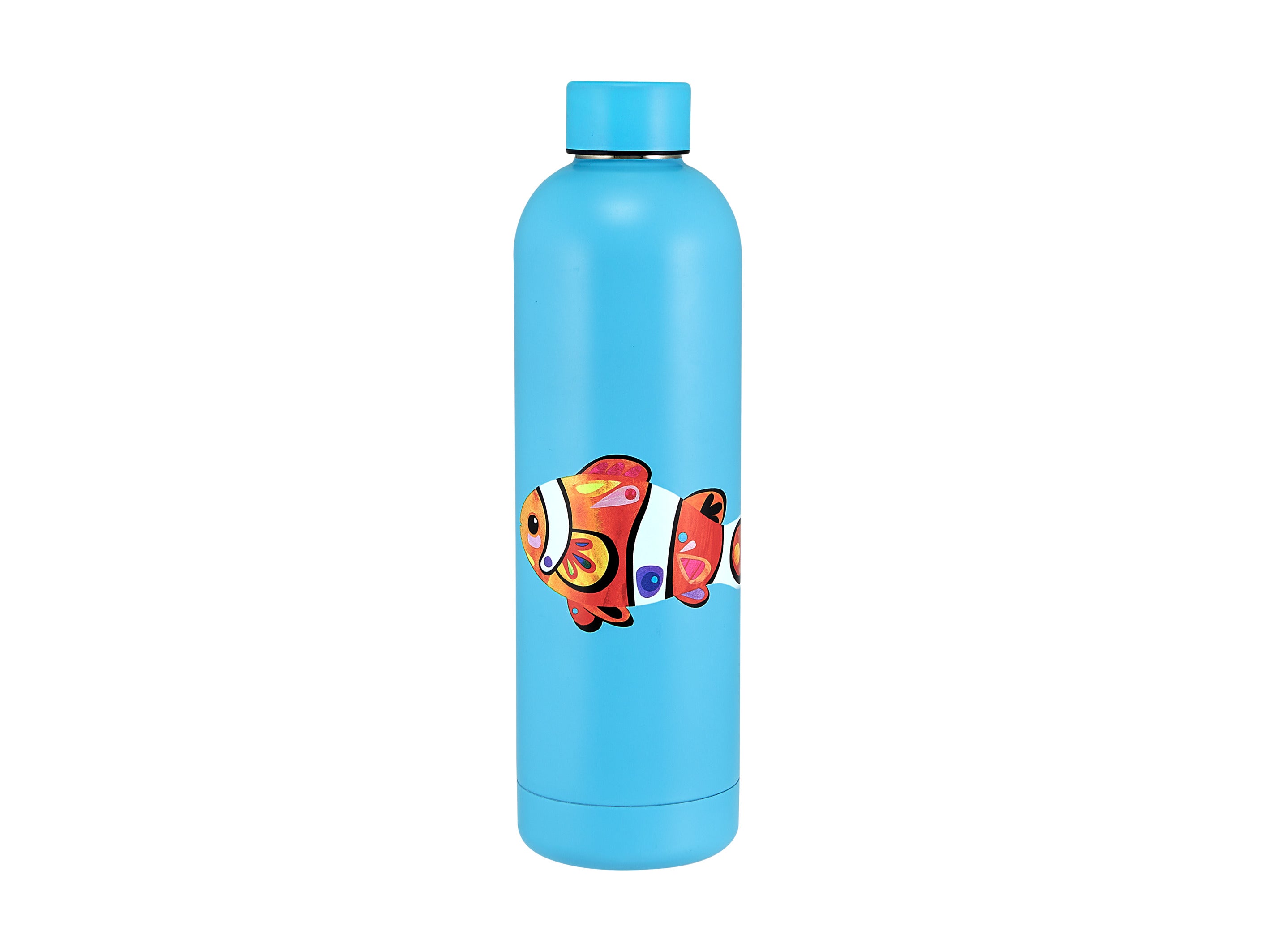 Maxwell & Williams Pete Cromer Ozzie Ocean Double Wall Insulated Bottle 750ml - Clown Fish