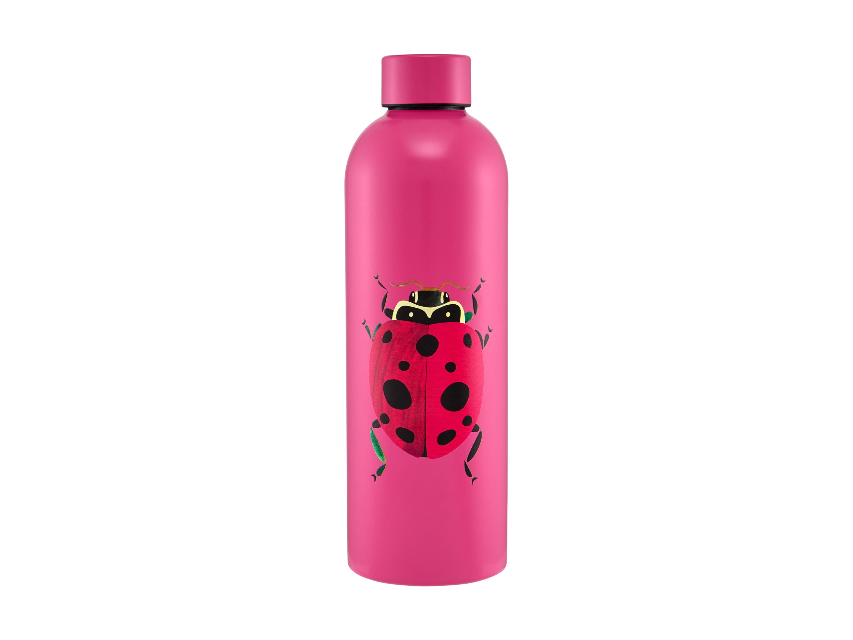 Maxwell & Williams Pete Cromer Garden Party Double Wall Insulated Bottle 750ml - Ladybird