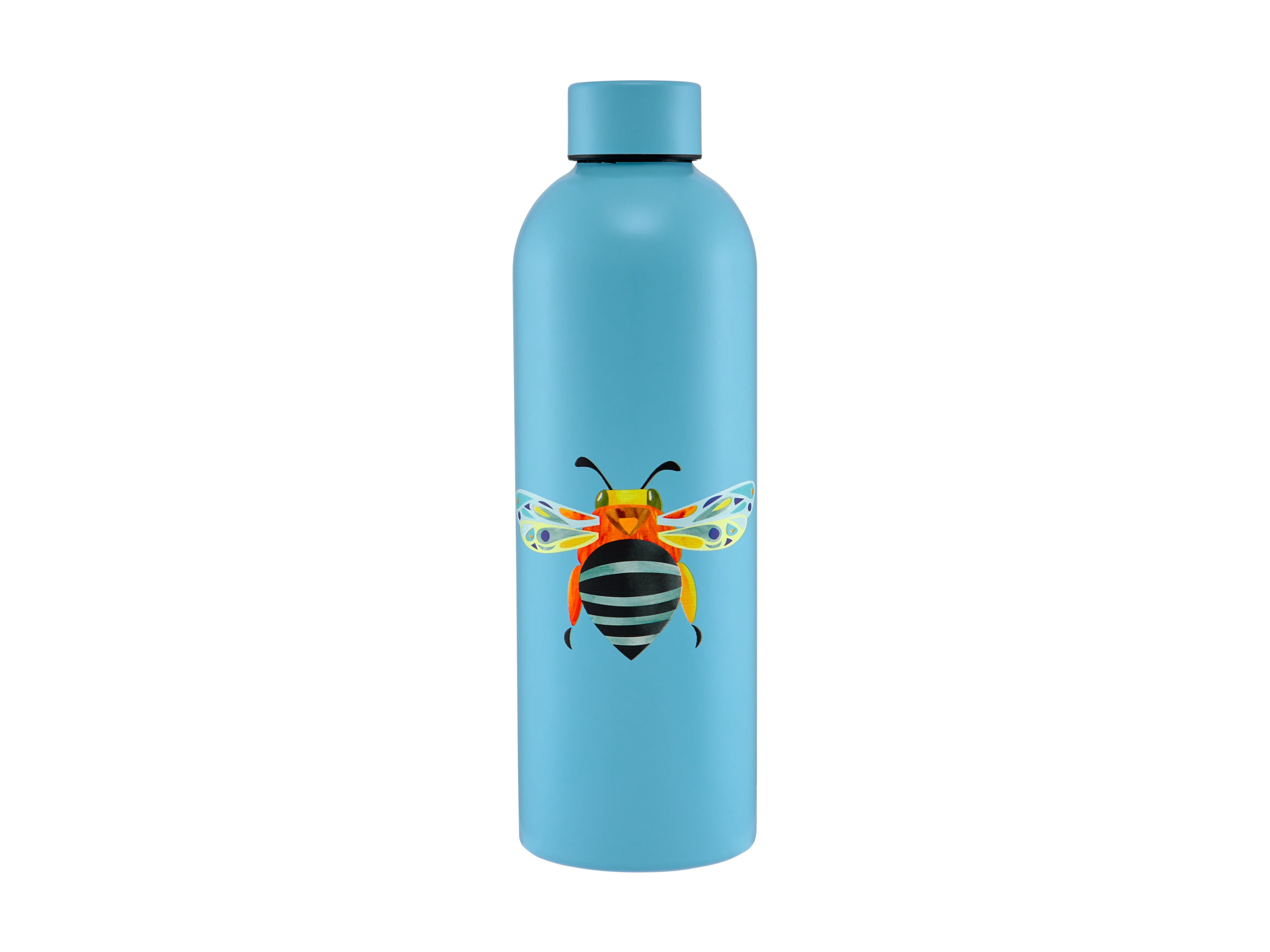 Maxwell & Williams Pete Cromer Garden Party Double Wall Insulated Bottle 750ml - Blue Banded Bee