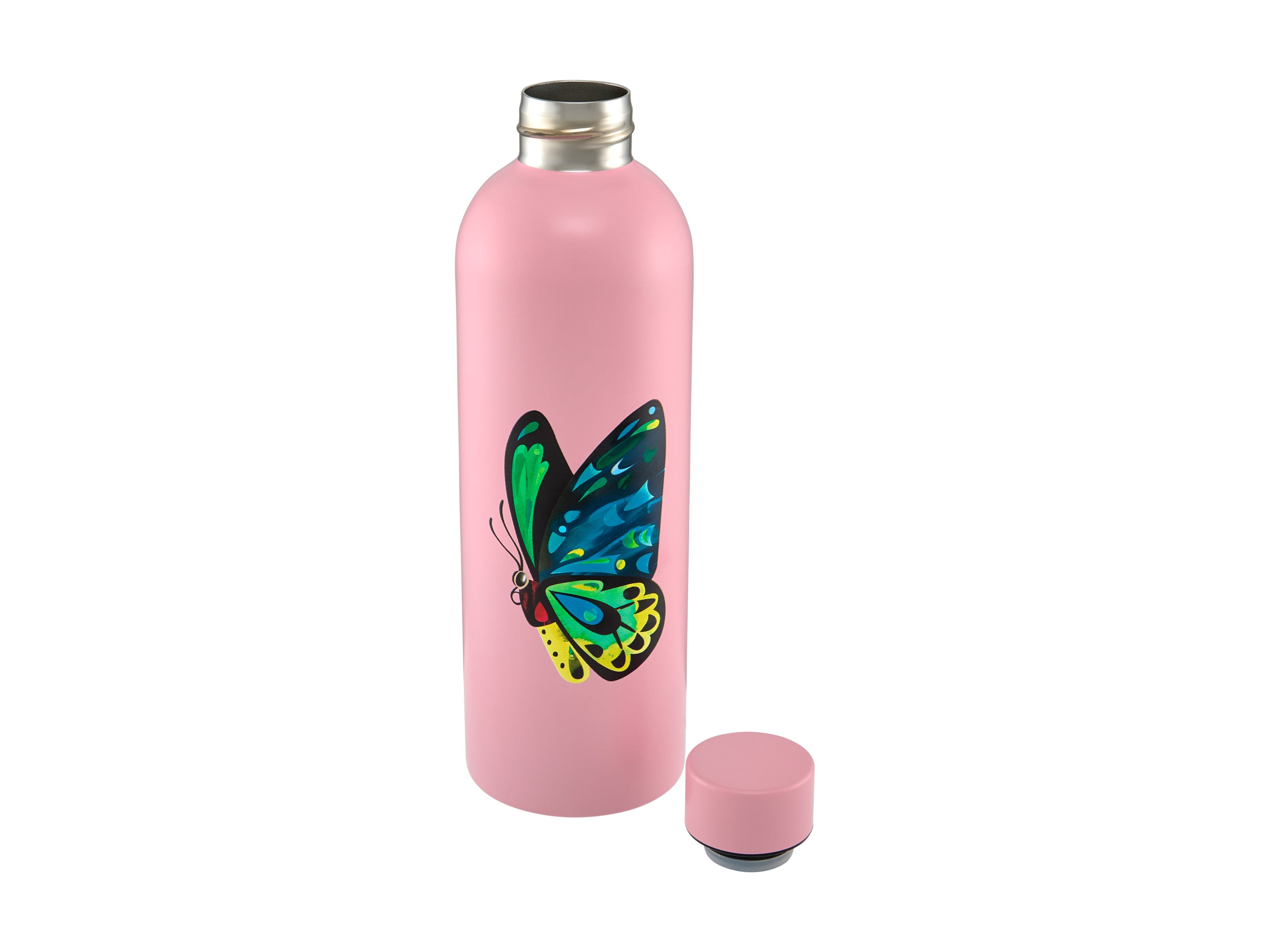 Maxwell & Williams Pete Cromer Garden Party Double Wall Insulated Bottle 750ml - Butterfly