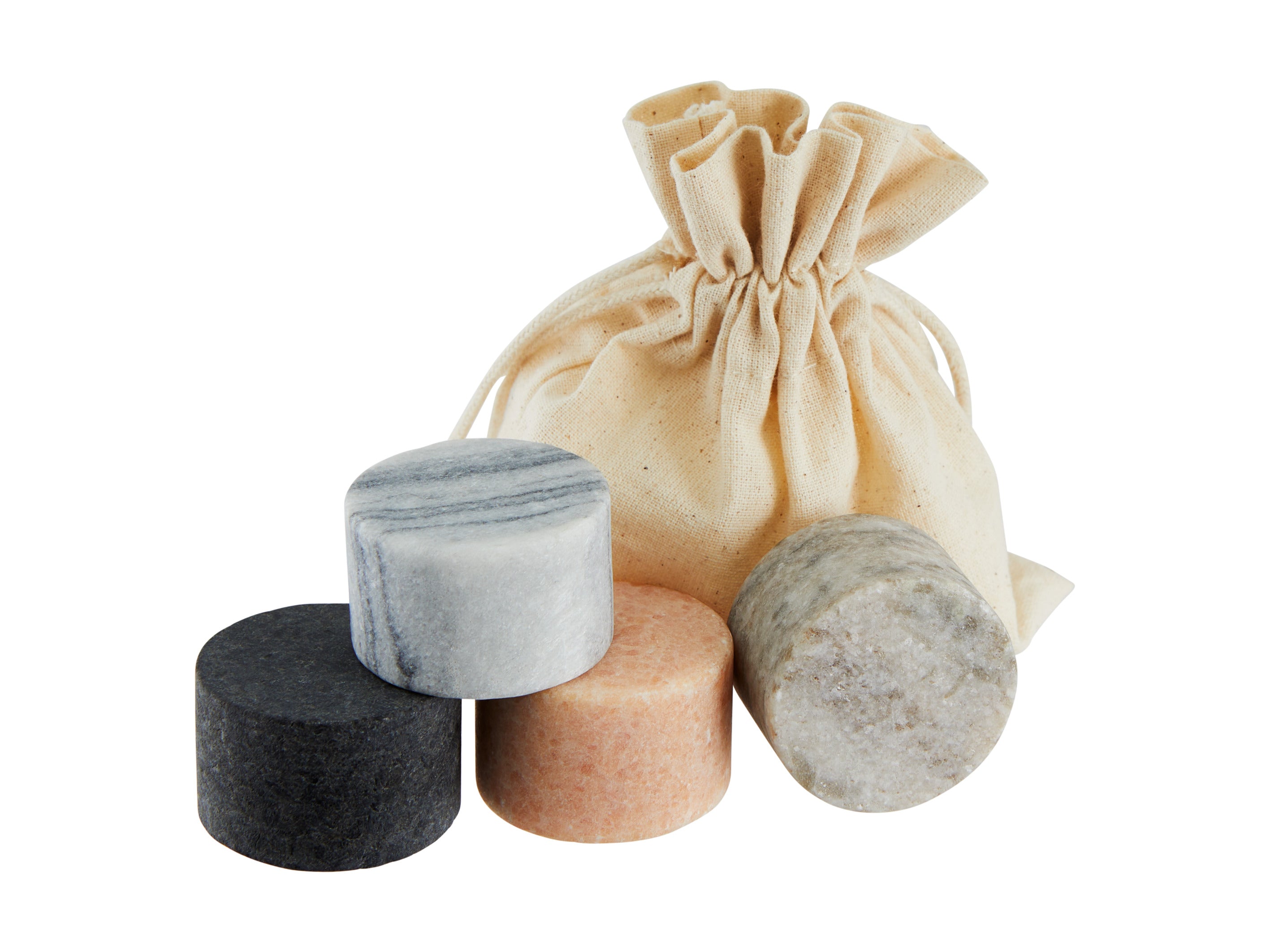Maxwell & Williams Cocktail & Co. Reusable Whisky Stones With Bag - Set of 4