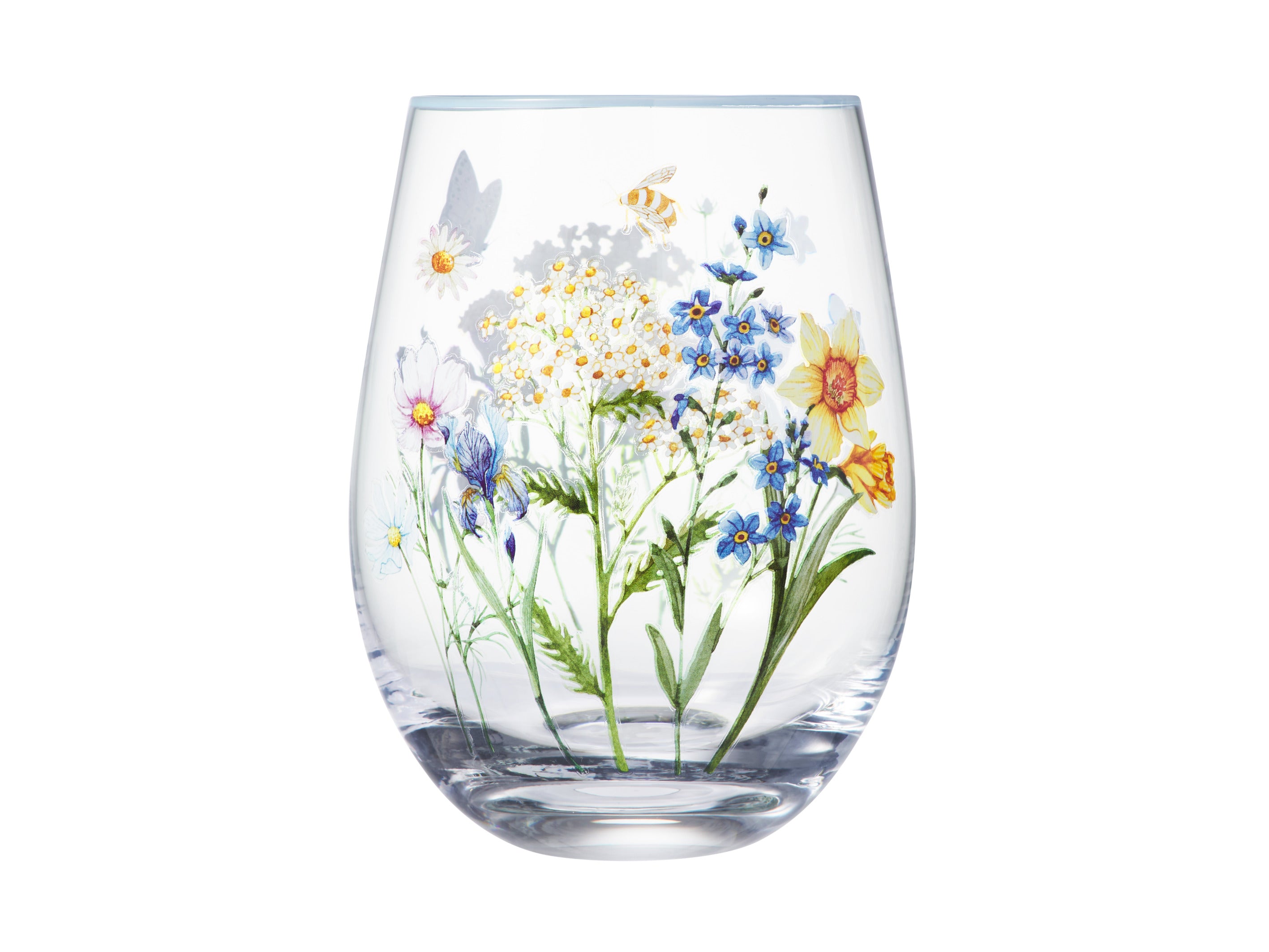 Maxwell & Williams Fluttering Meadow Stemless Glass 550ml Set of 2 - Gift Boxed