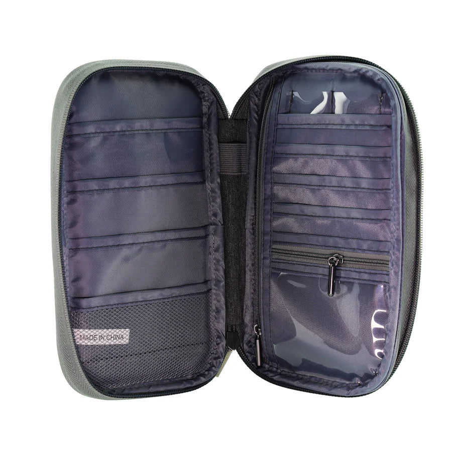 Milleni Travel RFID Blocking Passport Holder - Grey