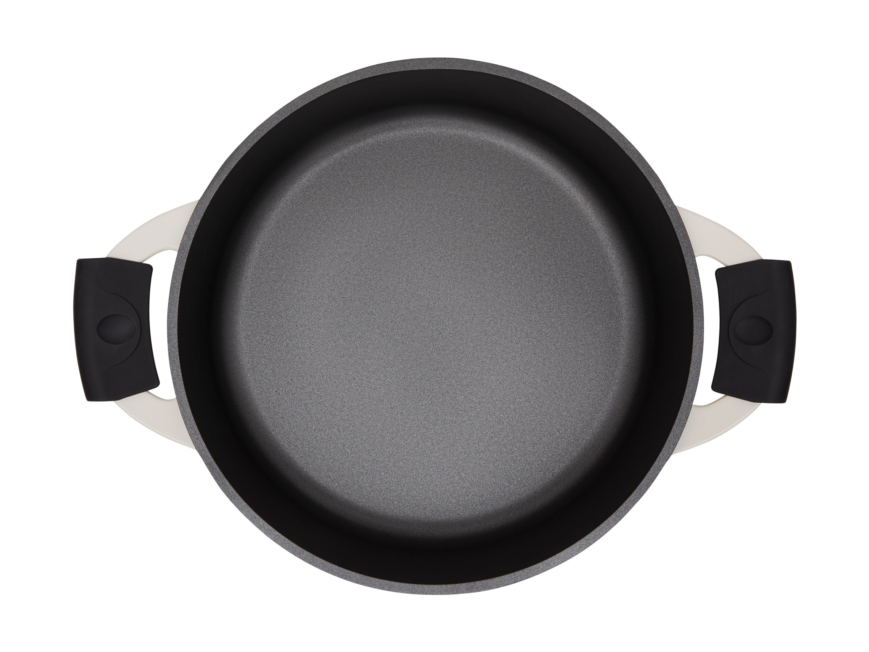 Maxwell & Williams Cast Lite Non-Stick Shallow Casserole 28cm / 4L Gift Boxed - Ecru