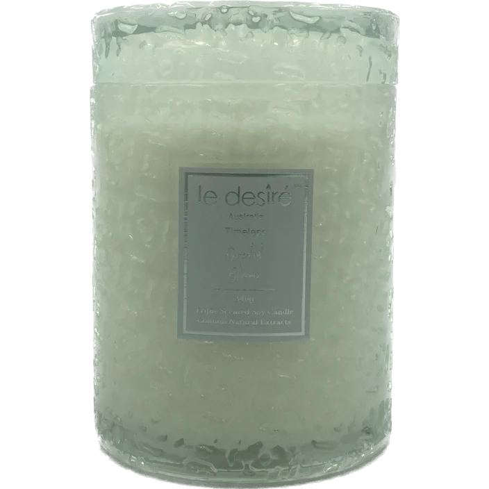 Le Desire Timeless Scented Soy Candle - Orchid Blooms - 340gr
