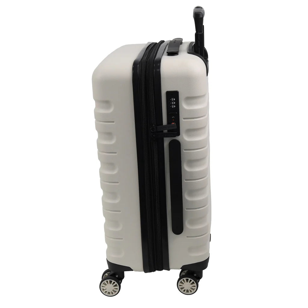 Pierre Cardin Hard Shell Suitcase Cabin 54cm - Snow