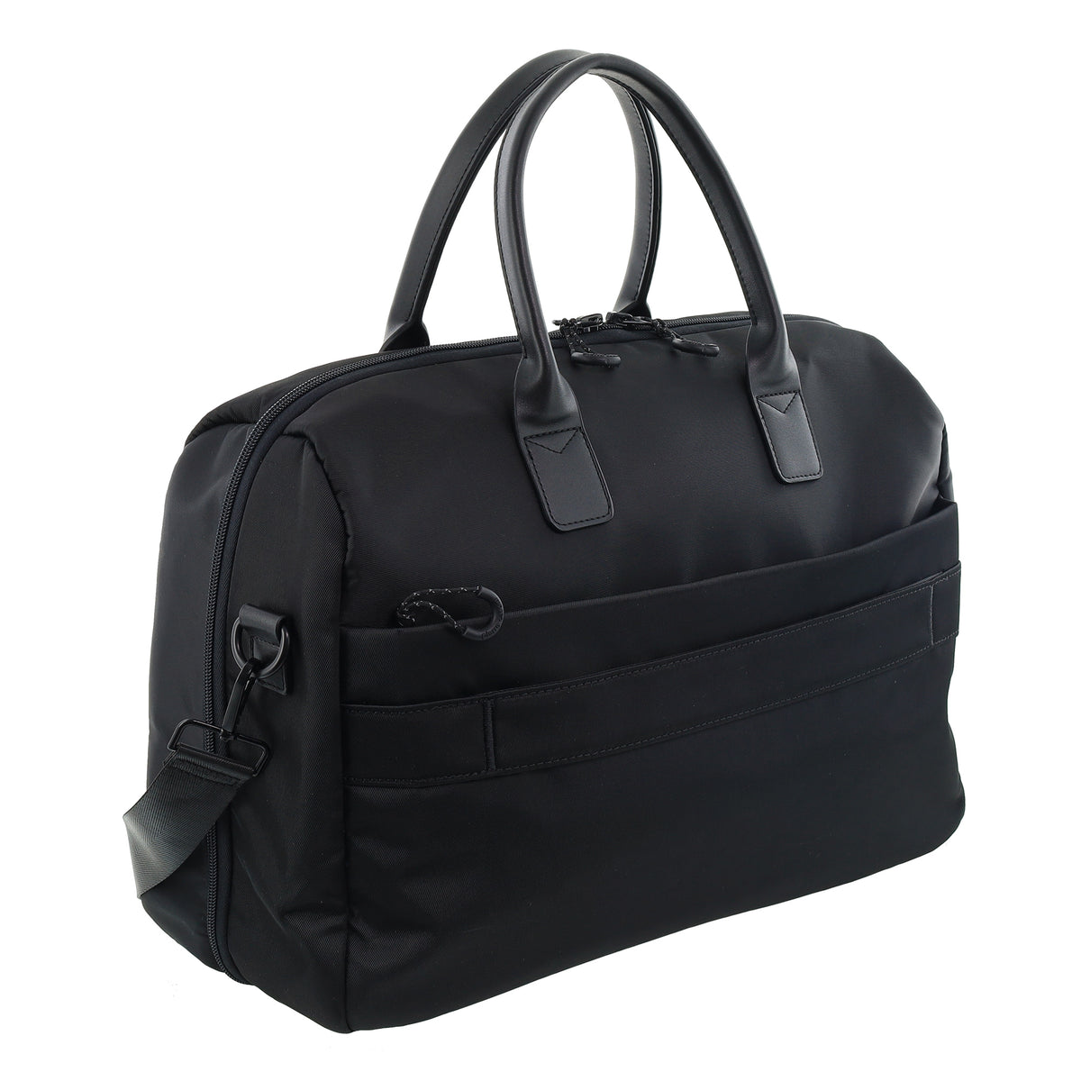 Pierre Cardin Nylon Unisex Overnight Bag - 54cm - Black
