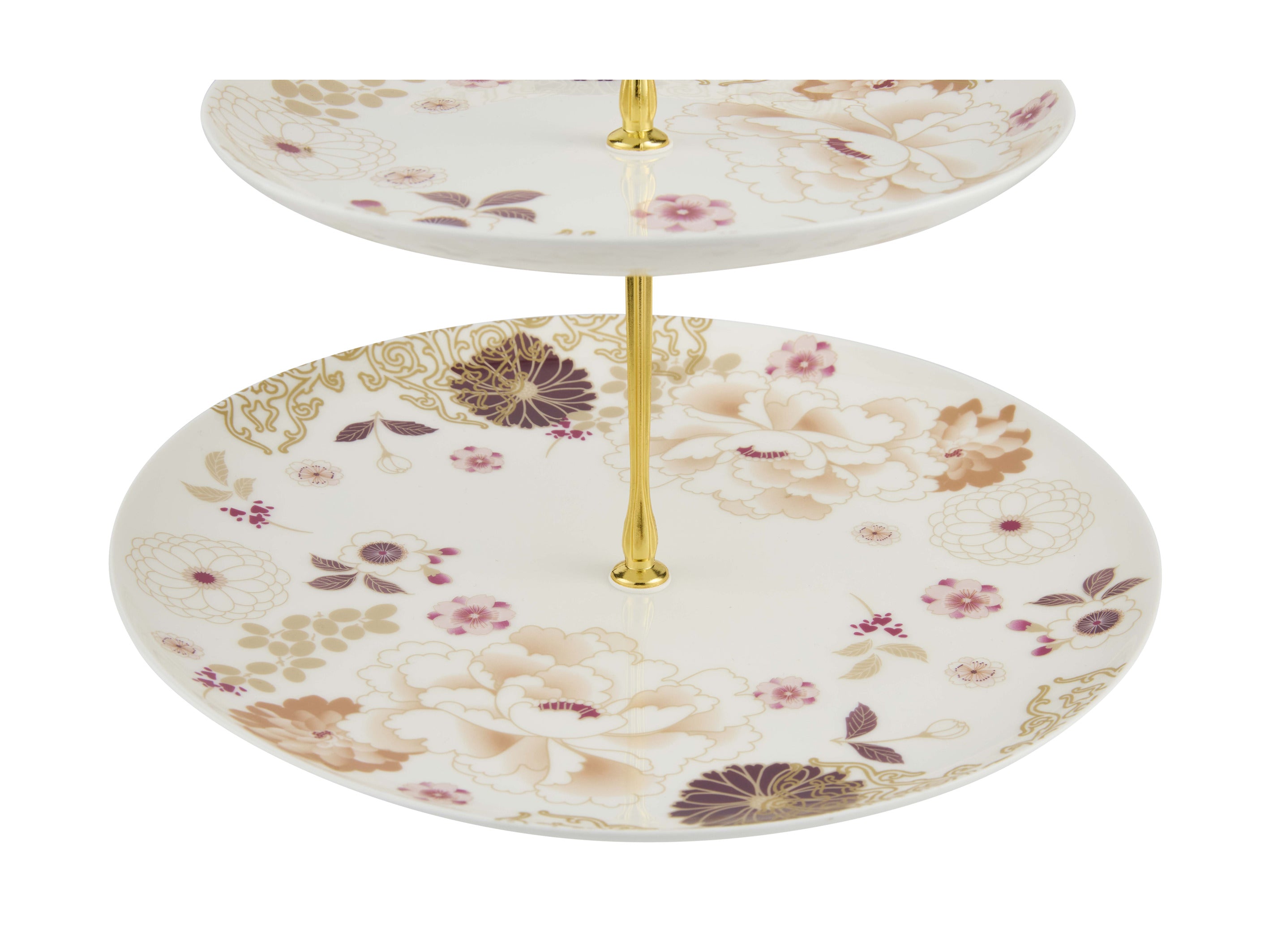 Maxwell & Williams Kimono 3 Tiered Cake Stand - White - Gift Boxed - 16/20/27.5x37cm