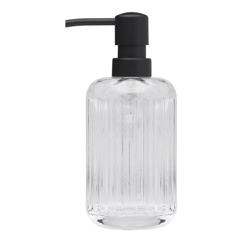 Porto Ellis Glass Soap Dispenser 7.6x9x18cm- Clear
