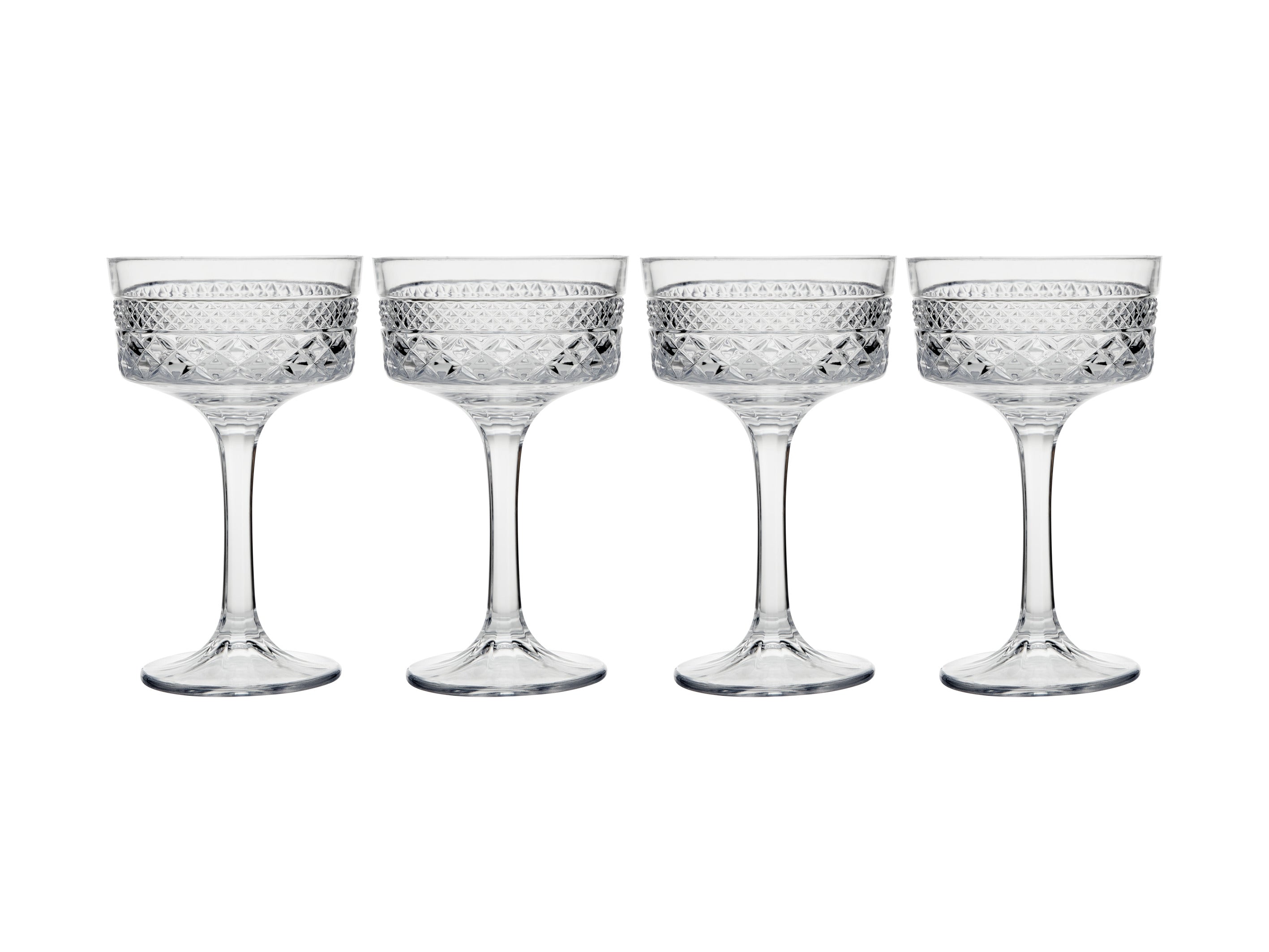 Maxwell & Williams Speakeasy Coupe Glasses 280ml - Set of 4