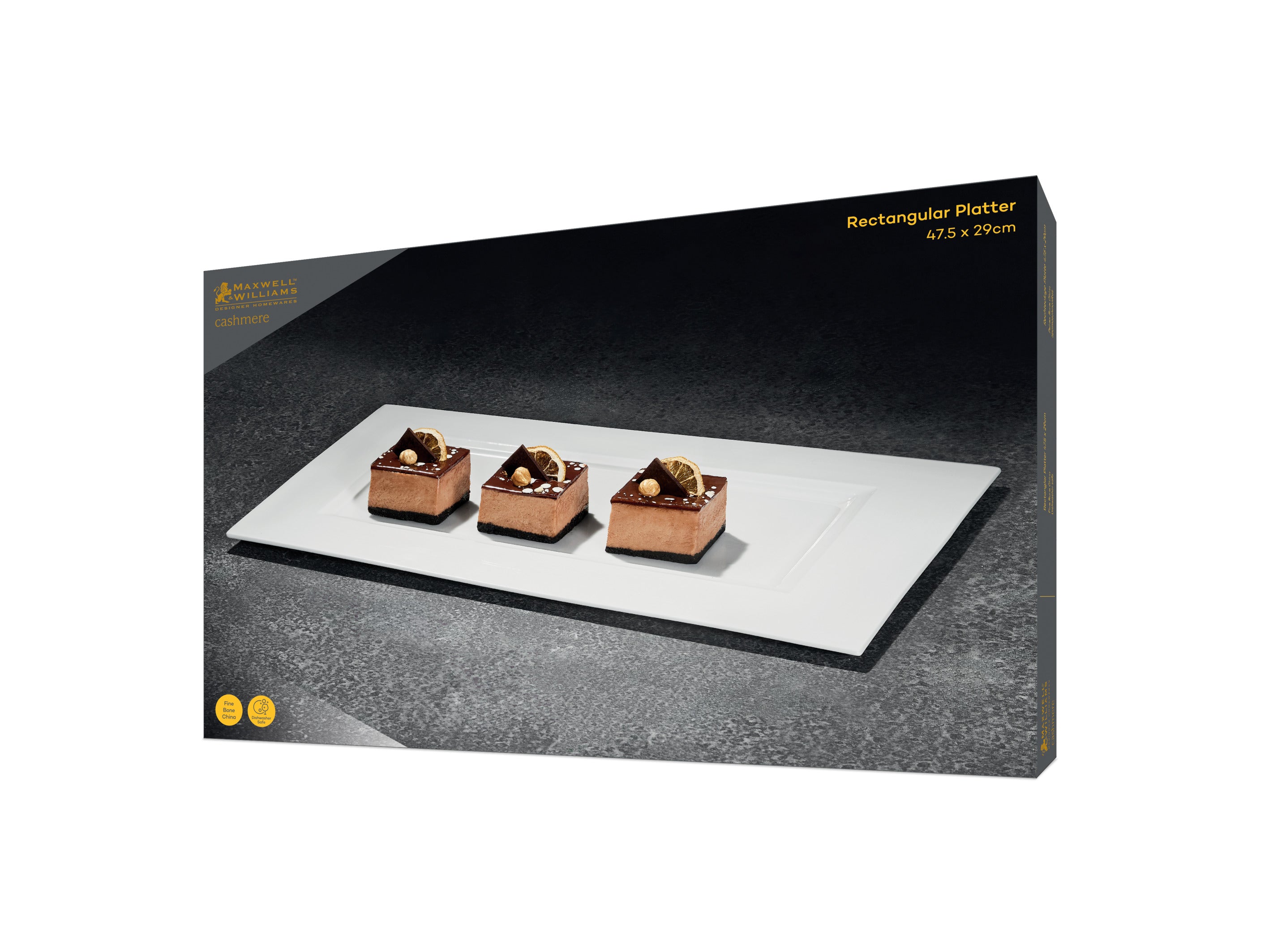 Maxwell & Williams Cashmere Rectangular Platter - 47.5x29cm