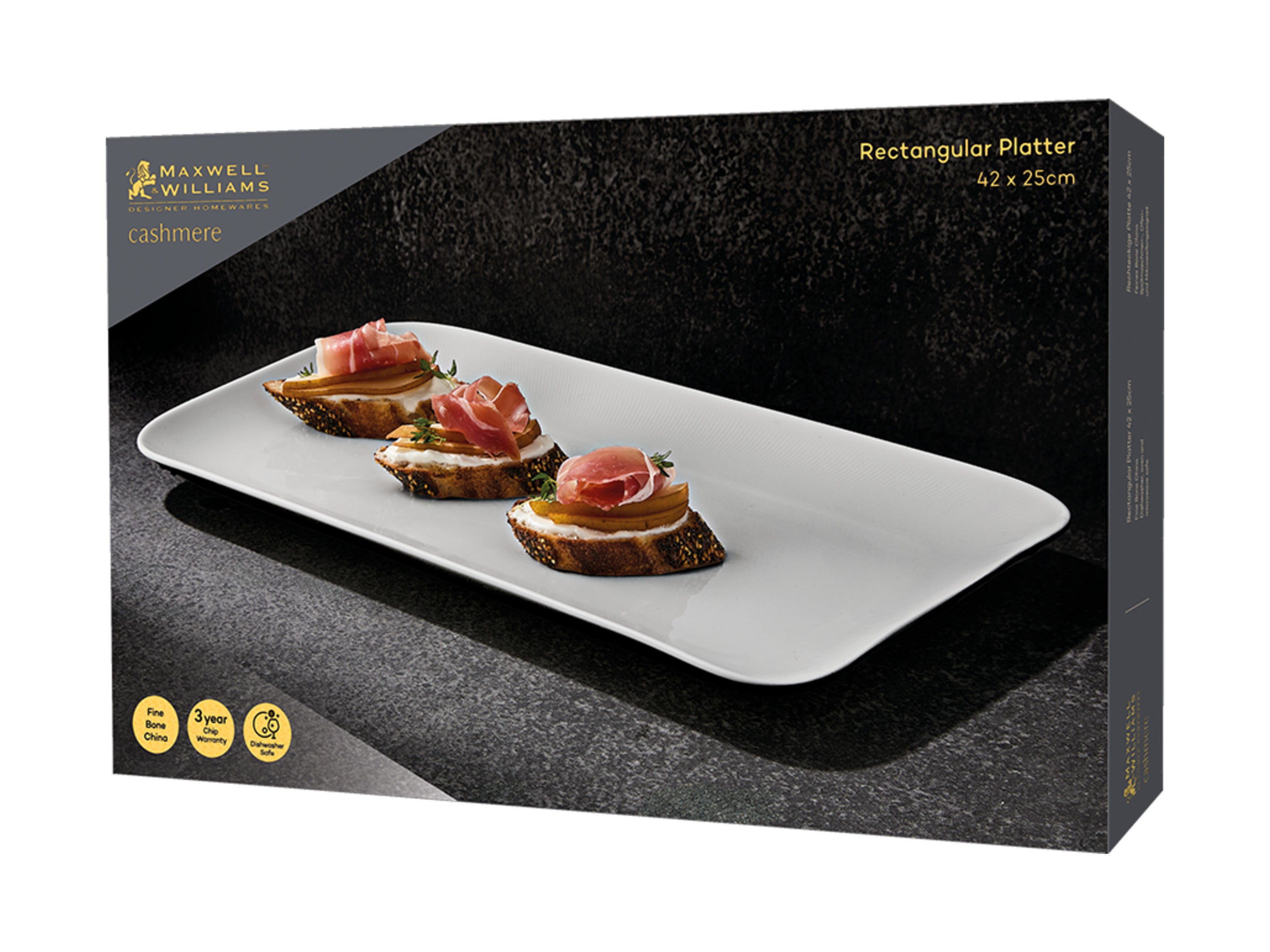 Maxwell & Williams Cashmere Rectangular Platter - 42x25cm