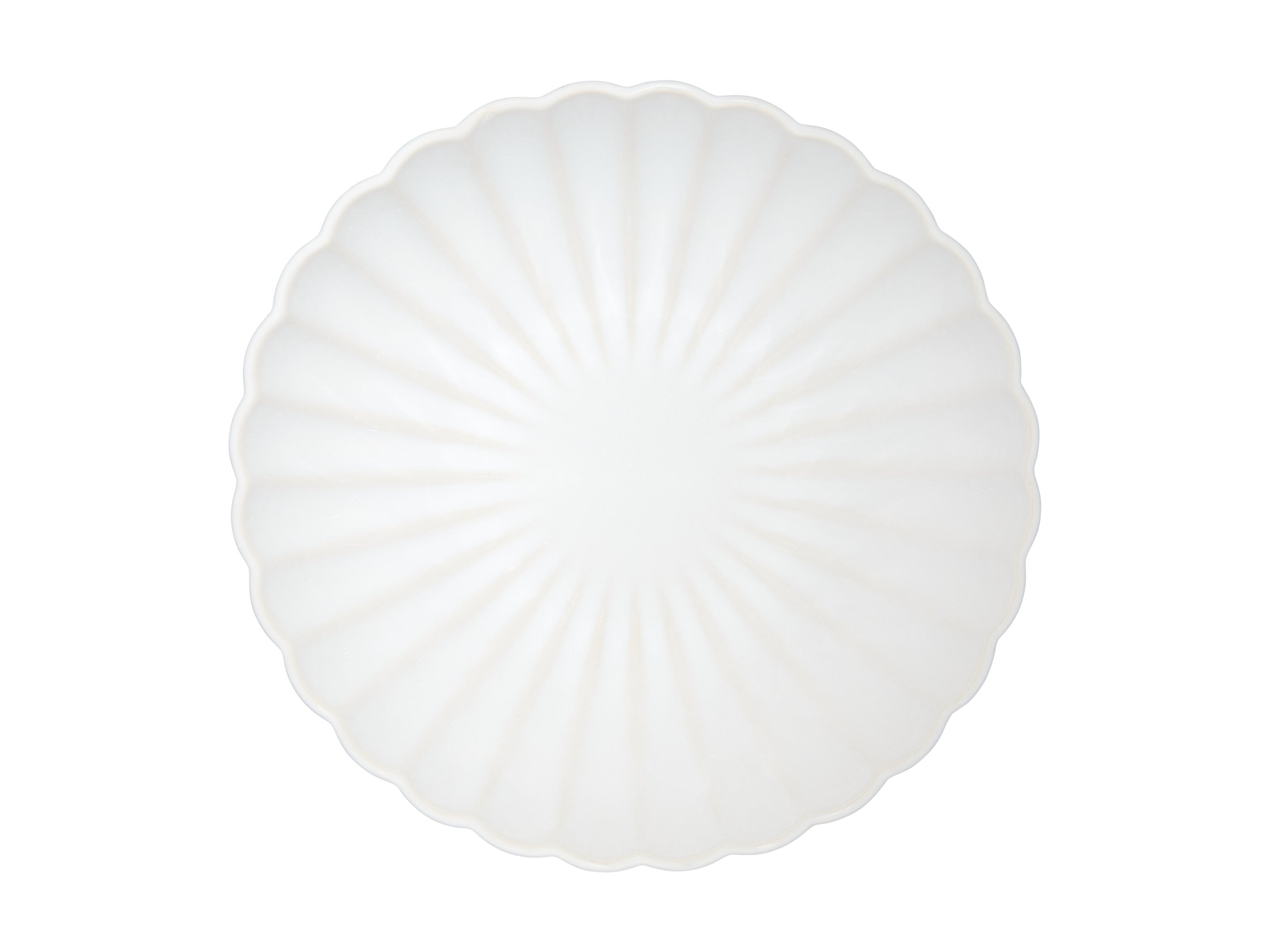 Casa Domani Solare Round Serving Bowl 22x8cm - Cream