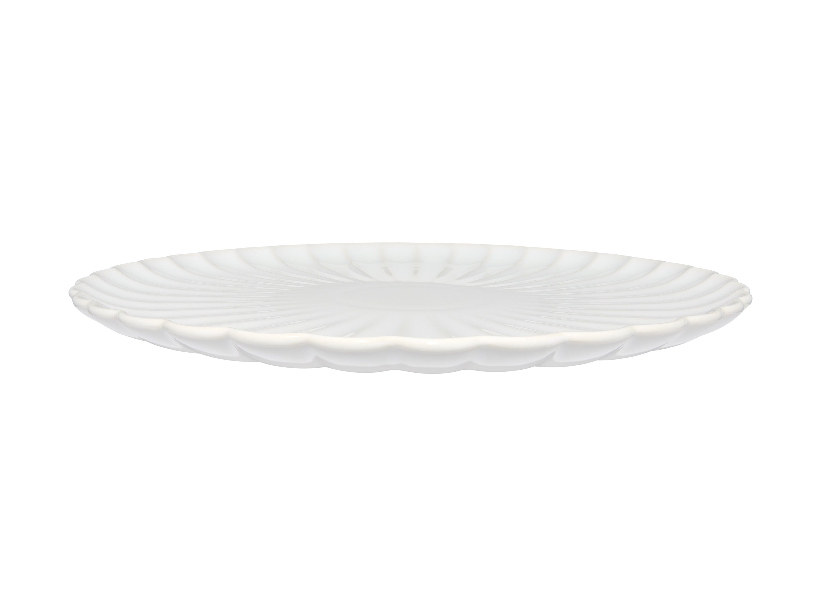 Casa Domani Solare Round Platter 33cm - Cream