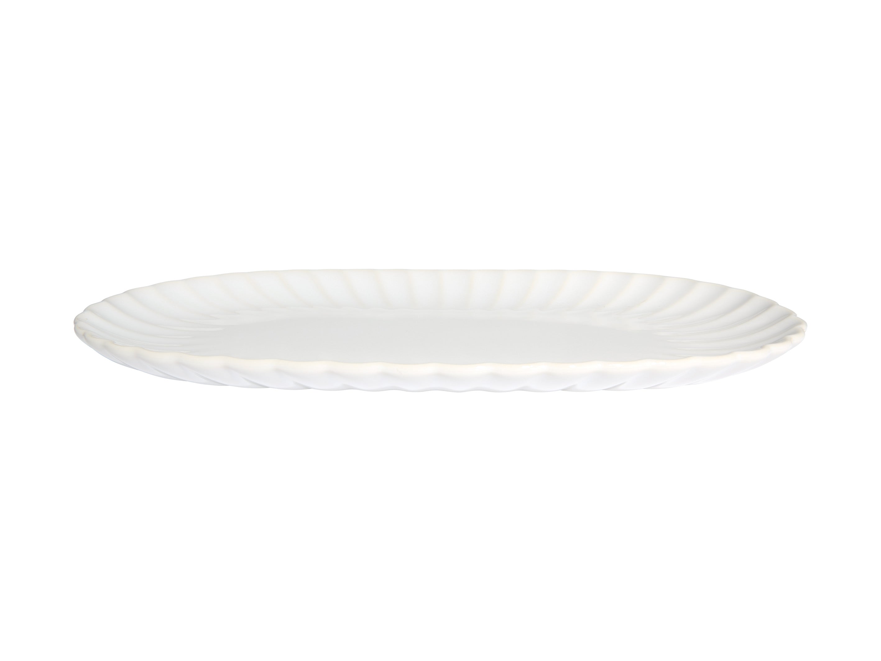 Casa Domani Solare Oval Platter 33x18cm - Cream