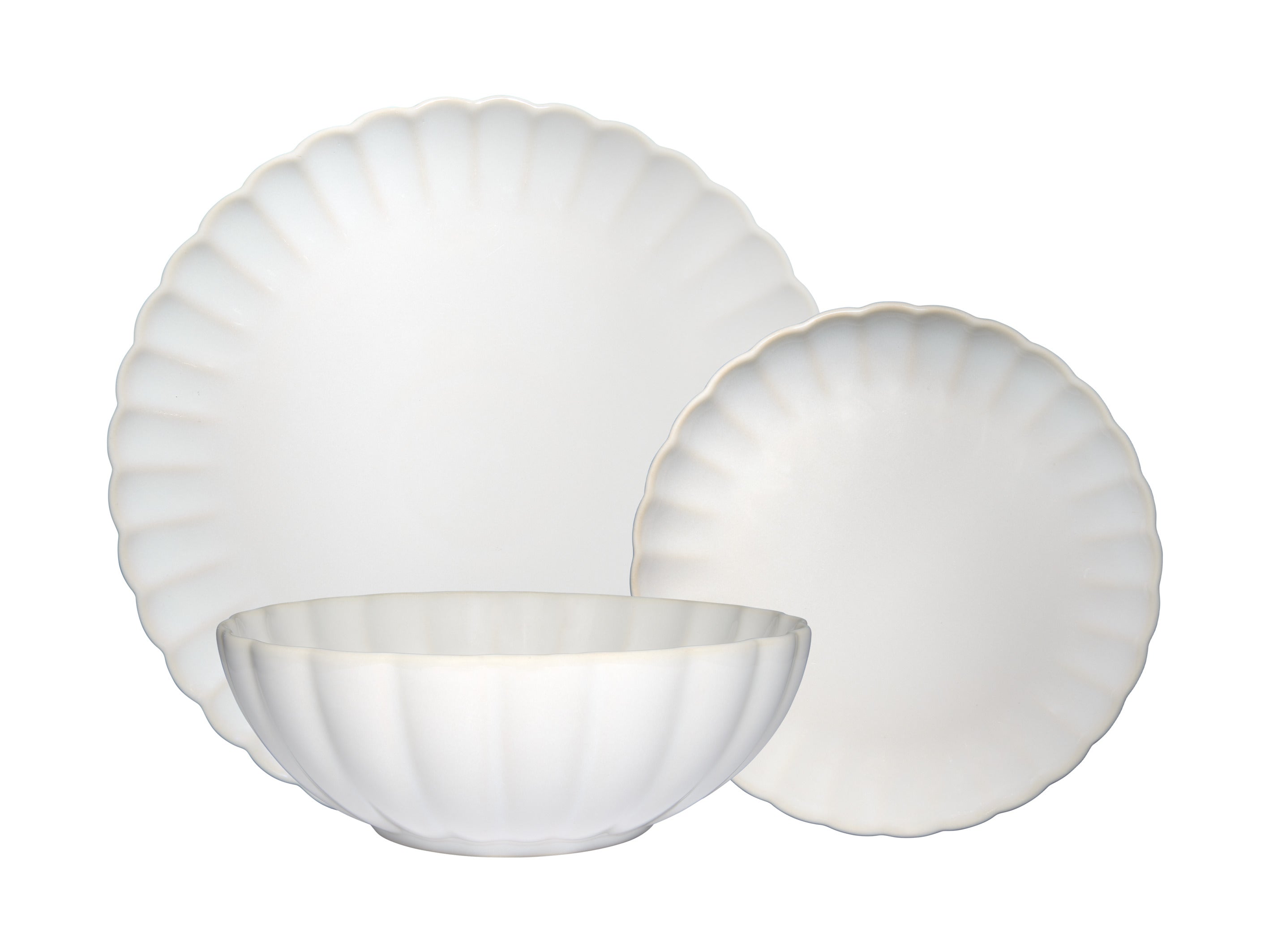 Casa Domani Solare 12pc Dinner Set - Cream