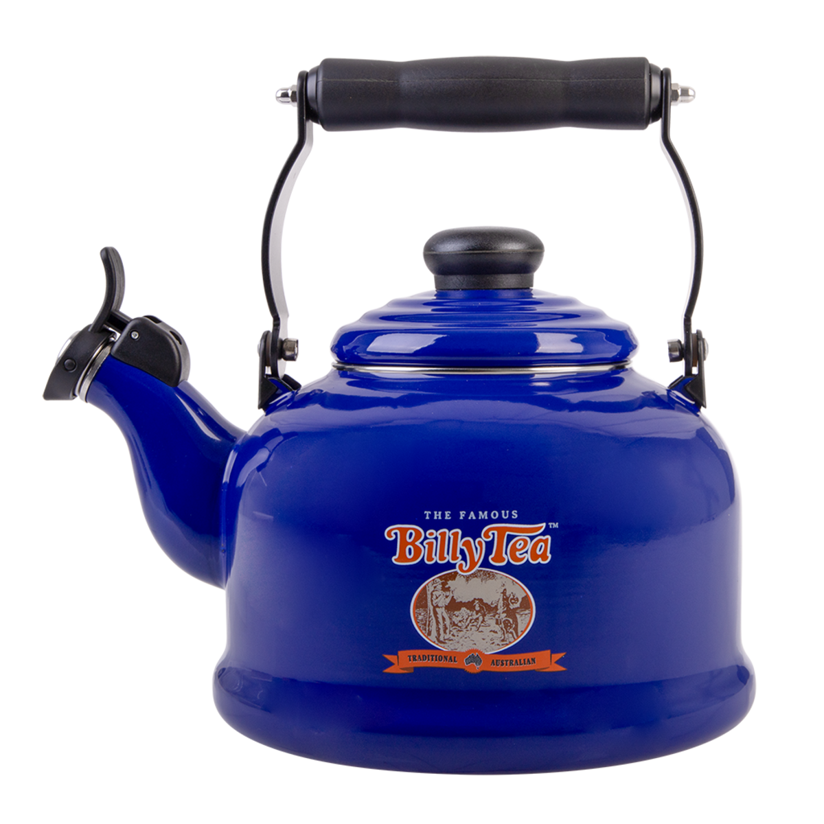 Rojo Arnott's Enamel Whistling Kettle 2.1L - Blue
