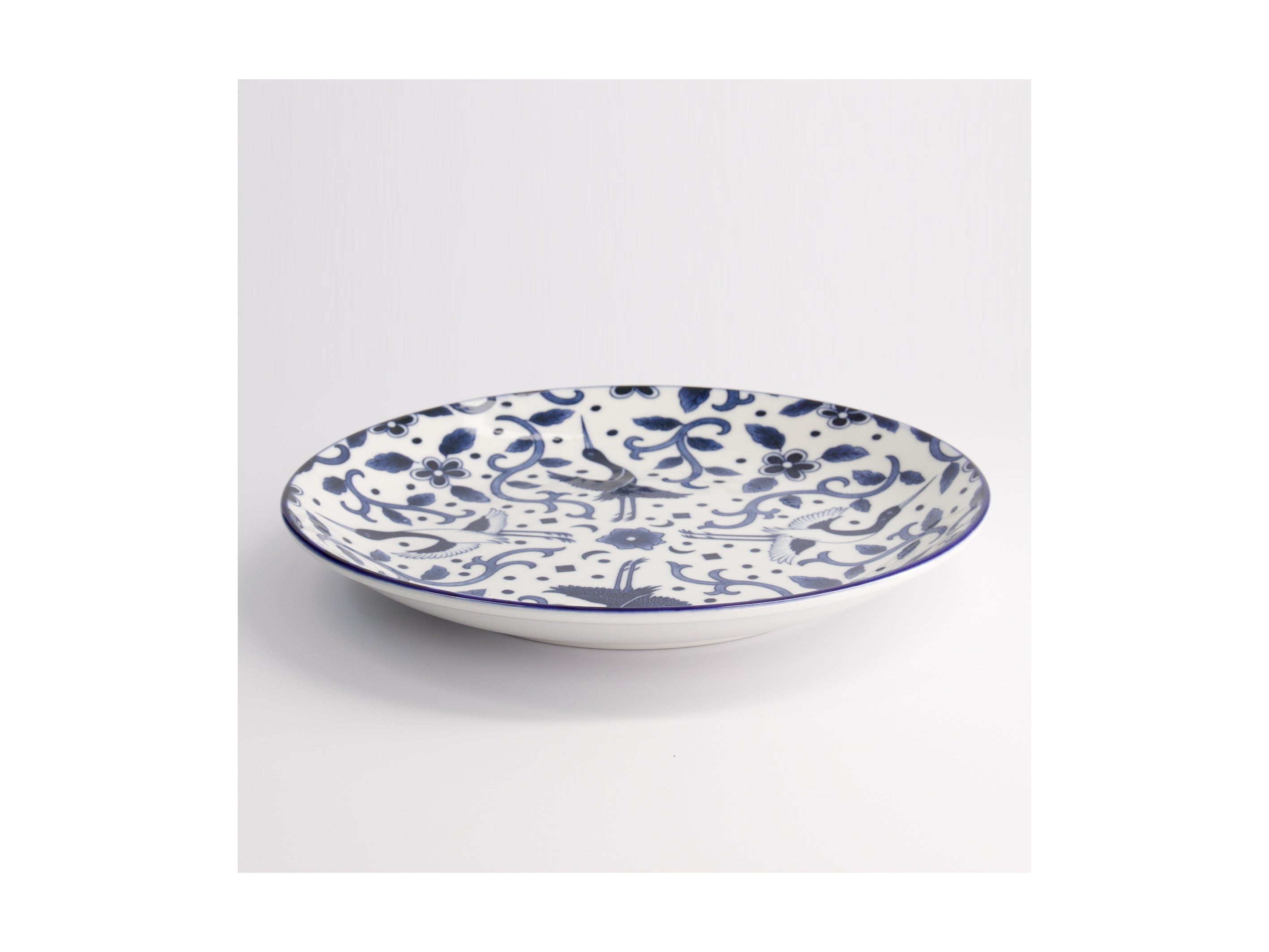 Tokyo Design Tokyo Blue Maizuru Round Plate Blue - 25cm