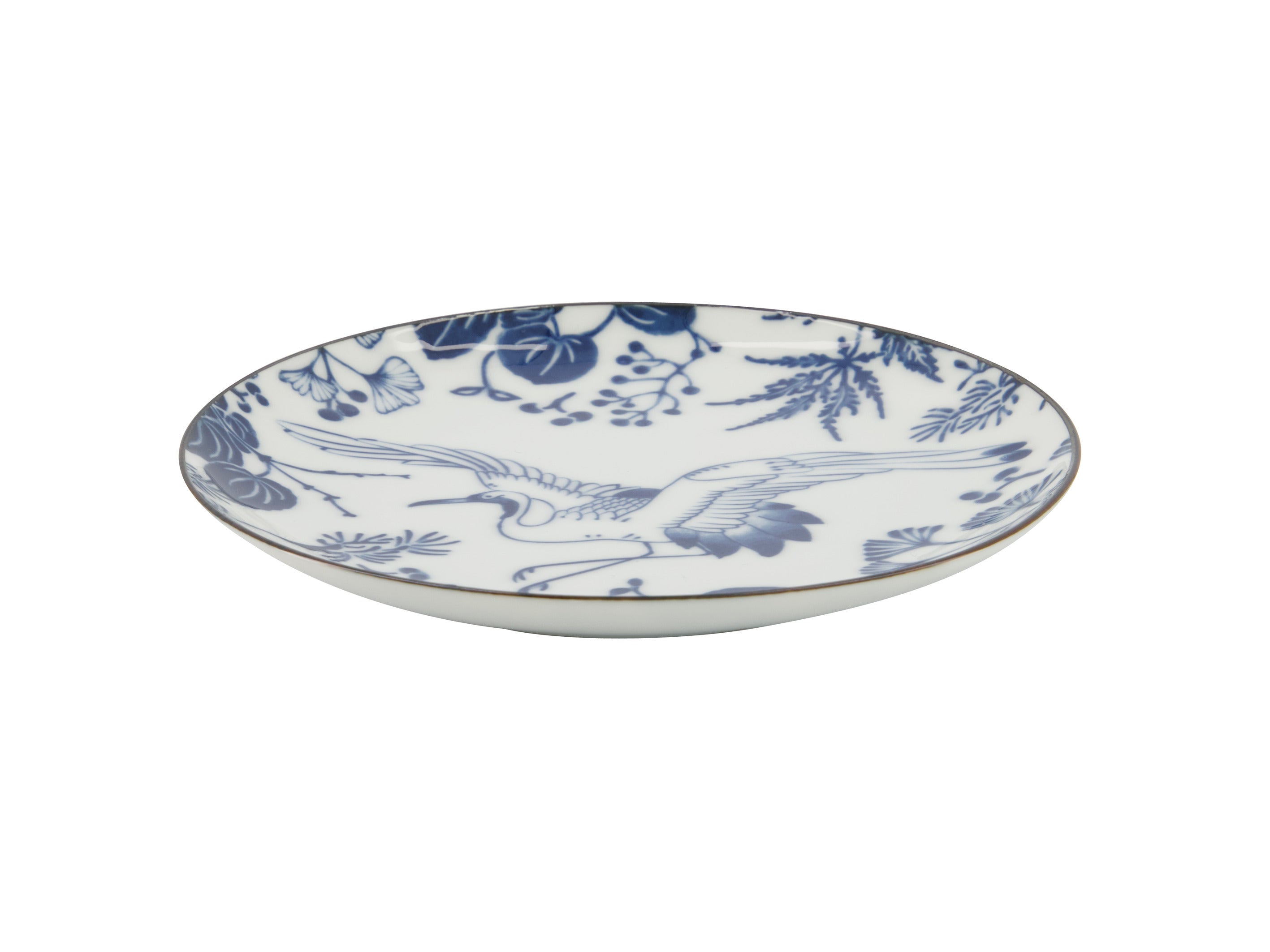 Tokyo Design Flora Japonica Plate 16cm - Crane
