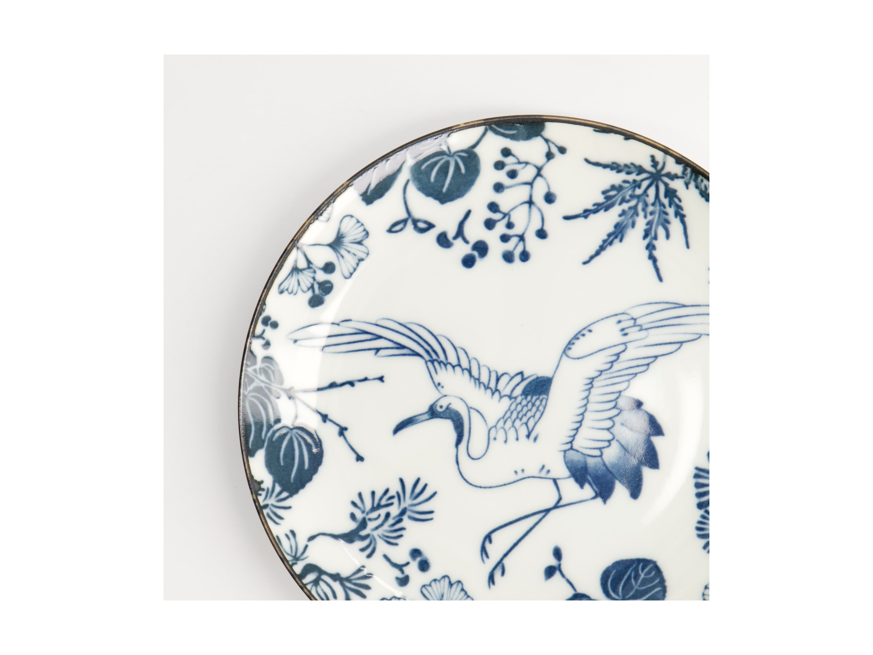 Tokyo Design Flora Japonica Plate 16cm - Crane