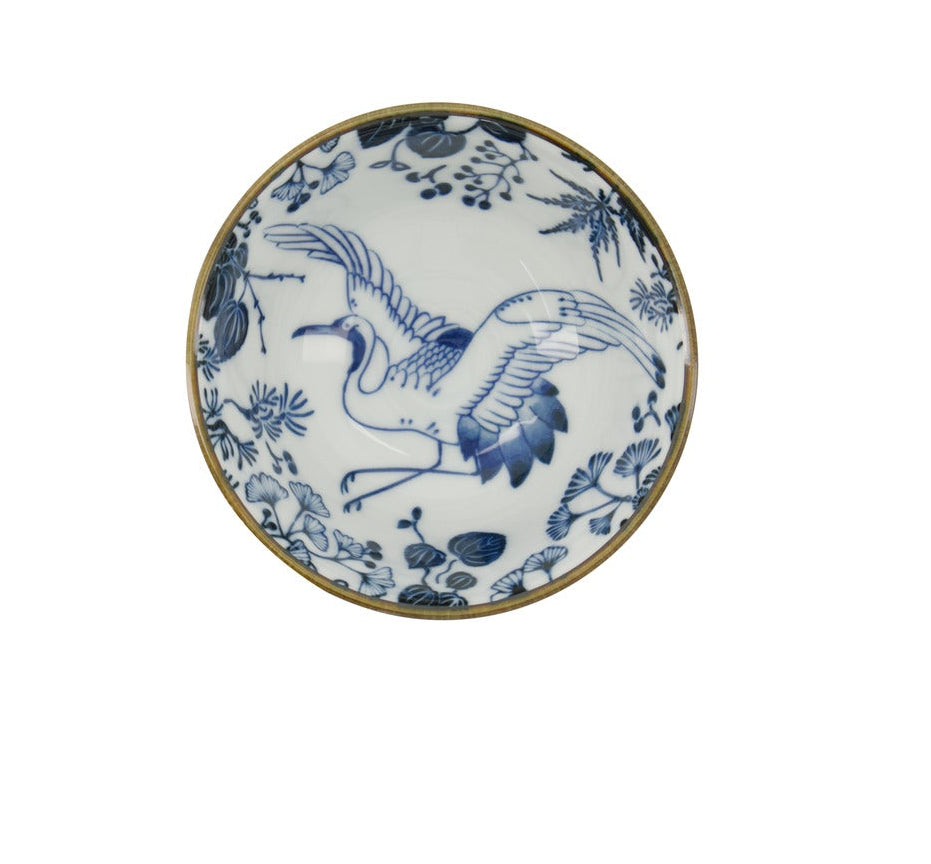 Tokyo Design Flora Japonica Rice Bowl 12x6cm - Crane
