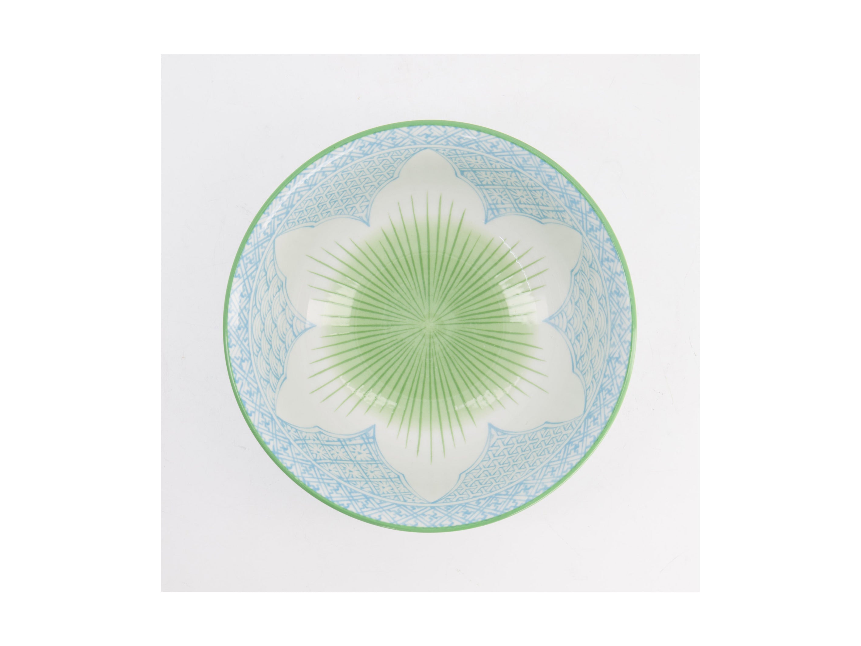Tokyo Design Studio Lily Flower Ramen Bowl 20.5x8cm Light Blue