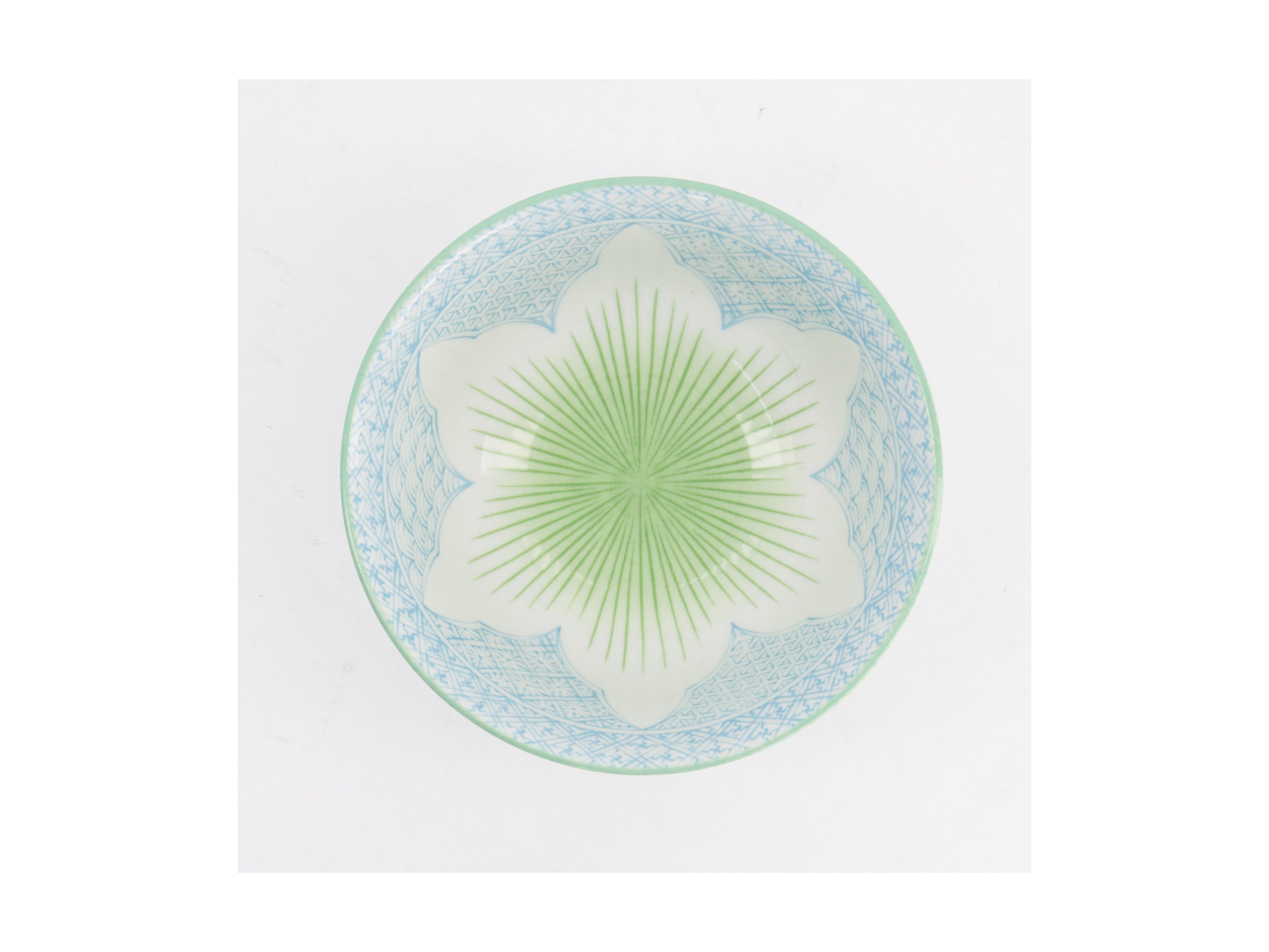 Tokyo Design Studio Lily Flower Tayo Bowl 14x6cm Light Blue