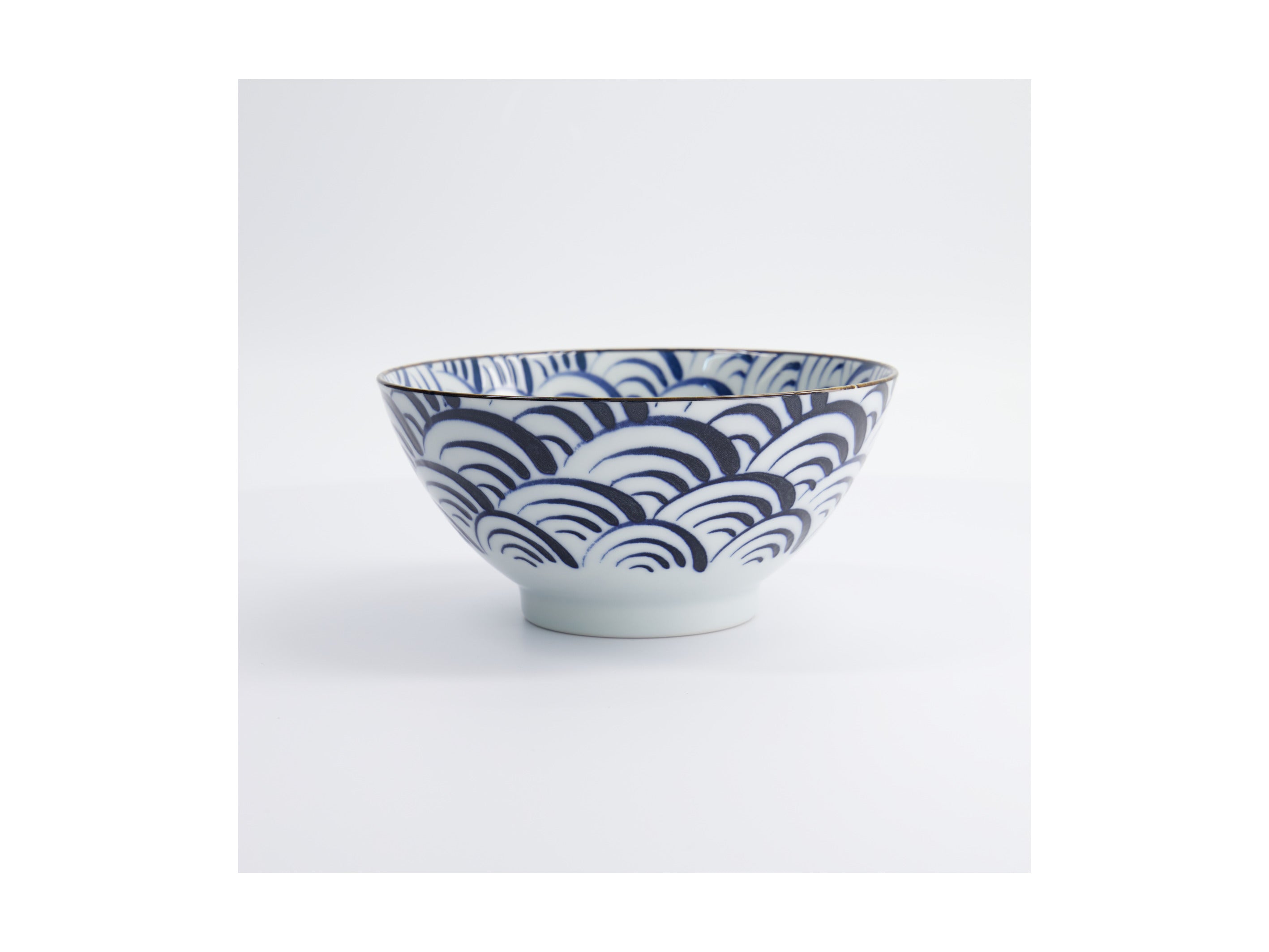 Tokyo Design Natsu Nami Ramen Bowl Blue - 18x9.5cm