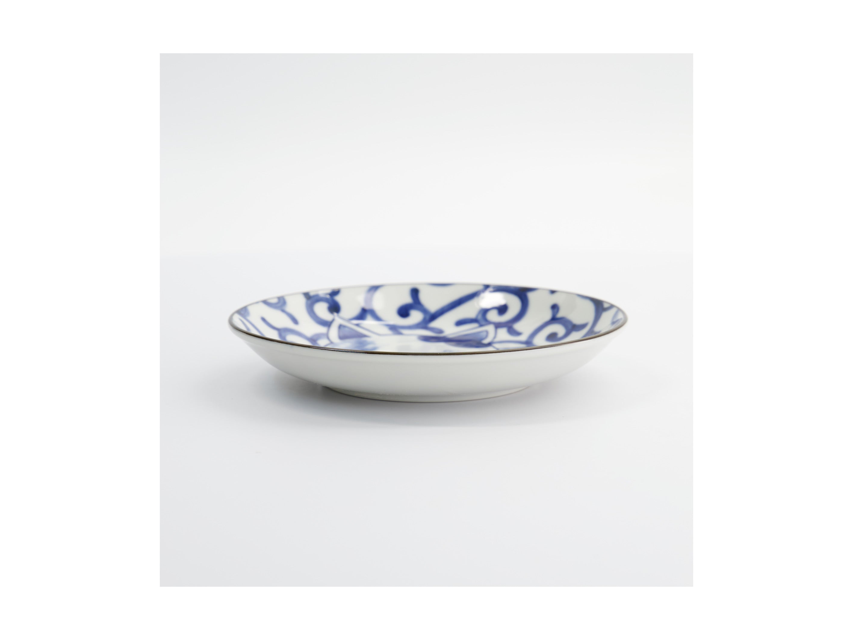 Tokyo Design Kawaii Cat Neko Plate 16.5cm - Swirl Cat
