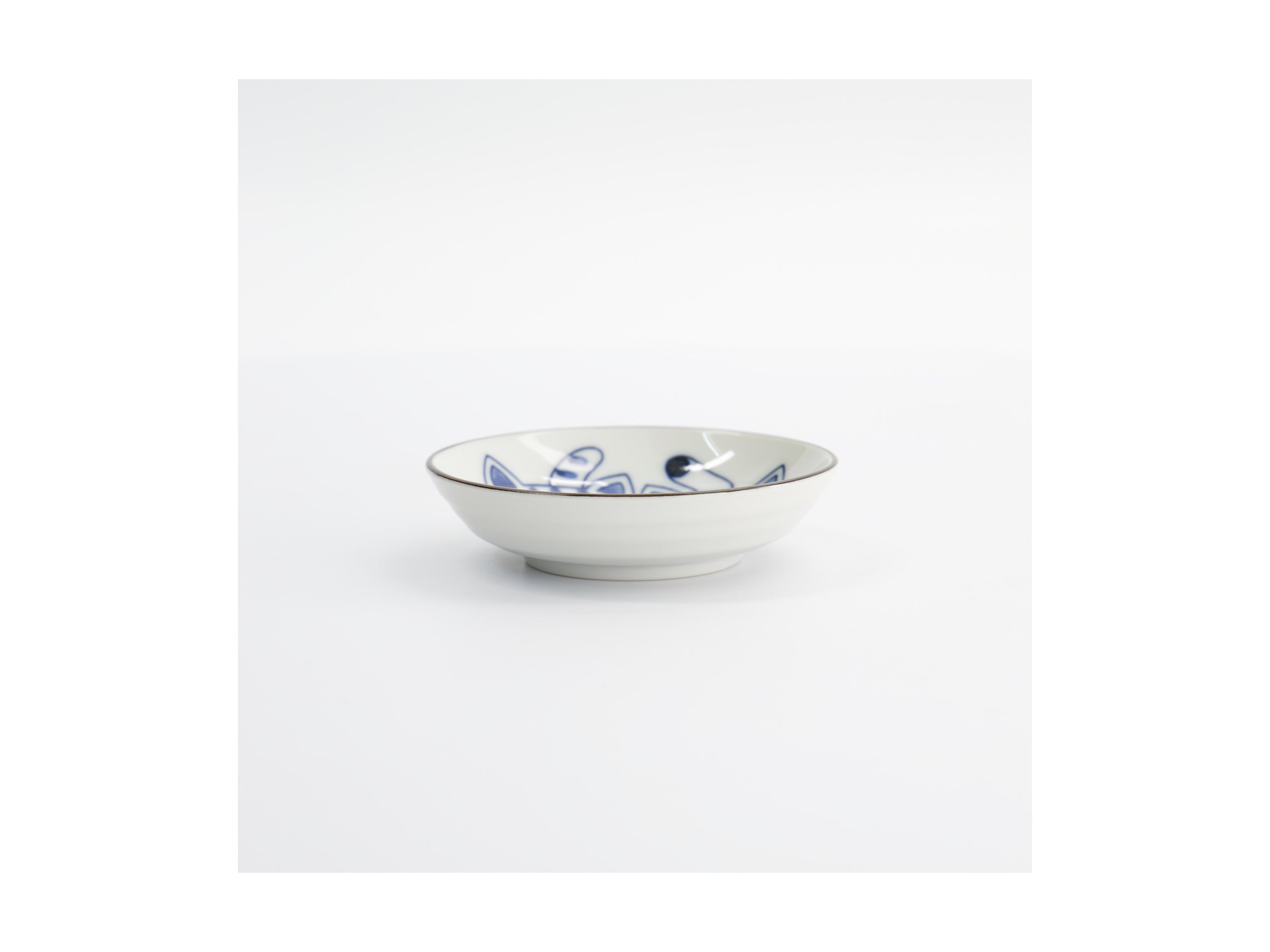 Tokyo Design Kawaii Cat Neko Sauce Dish 10x2.5cm - Twin Cat