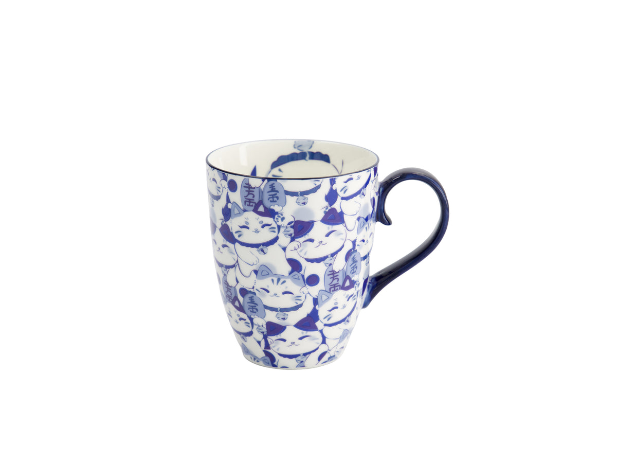 Tokyo Design Mug Mountain Mug 380ML Maneko Blue Gift Boxed