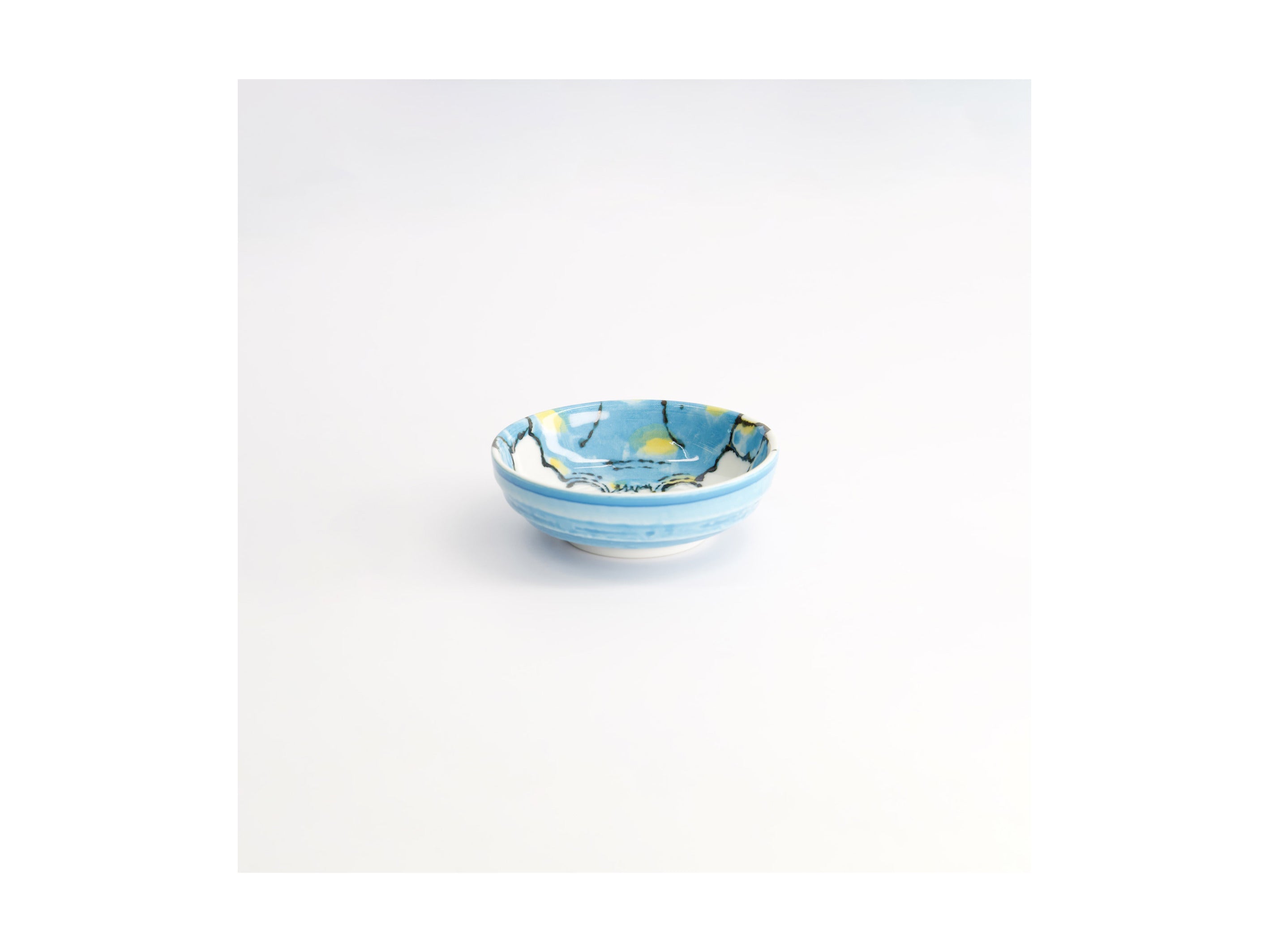 Tokyo Design Studio Seafood Dish 9.5x3cm Crab Light Blue