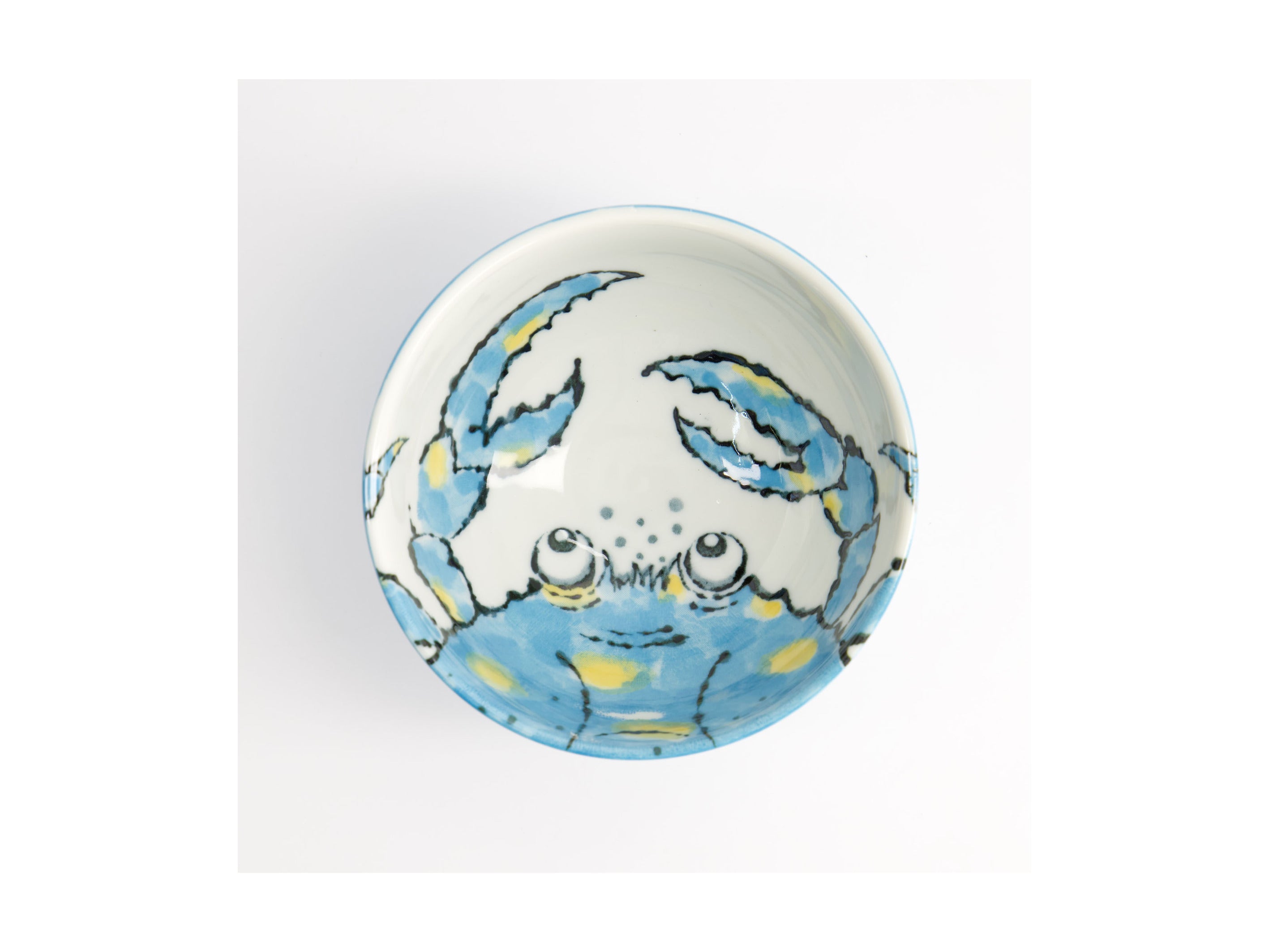 Tokyo Design Studio Seafood Rice Bowl 11x6cm Crab Light Blue