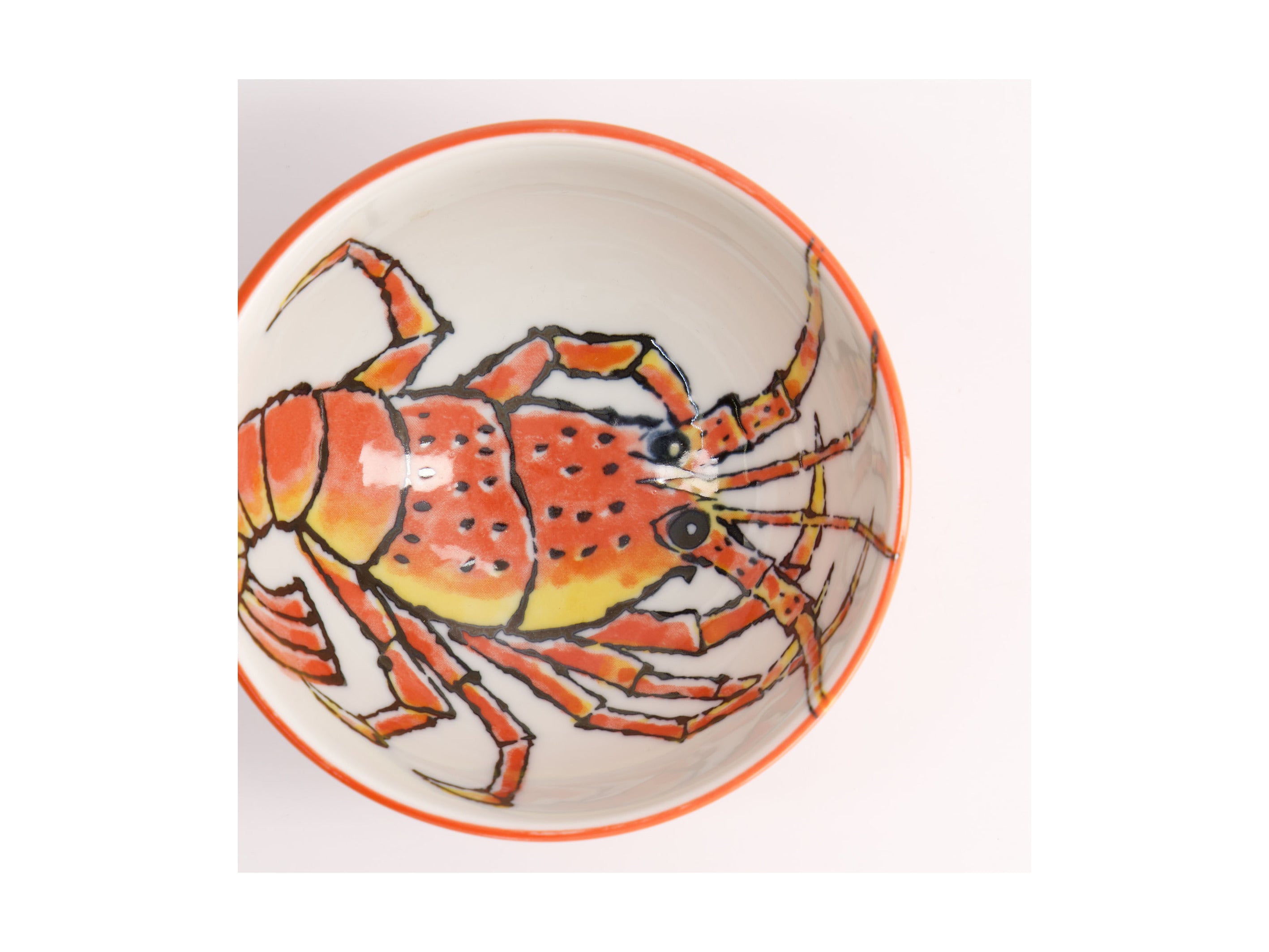 Tokyo Design Studio Seafood Rice Bowl 11x6cm Lobster Red