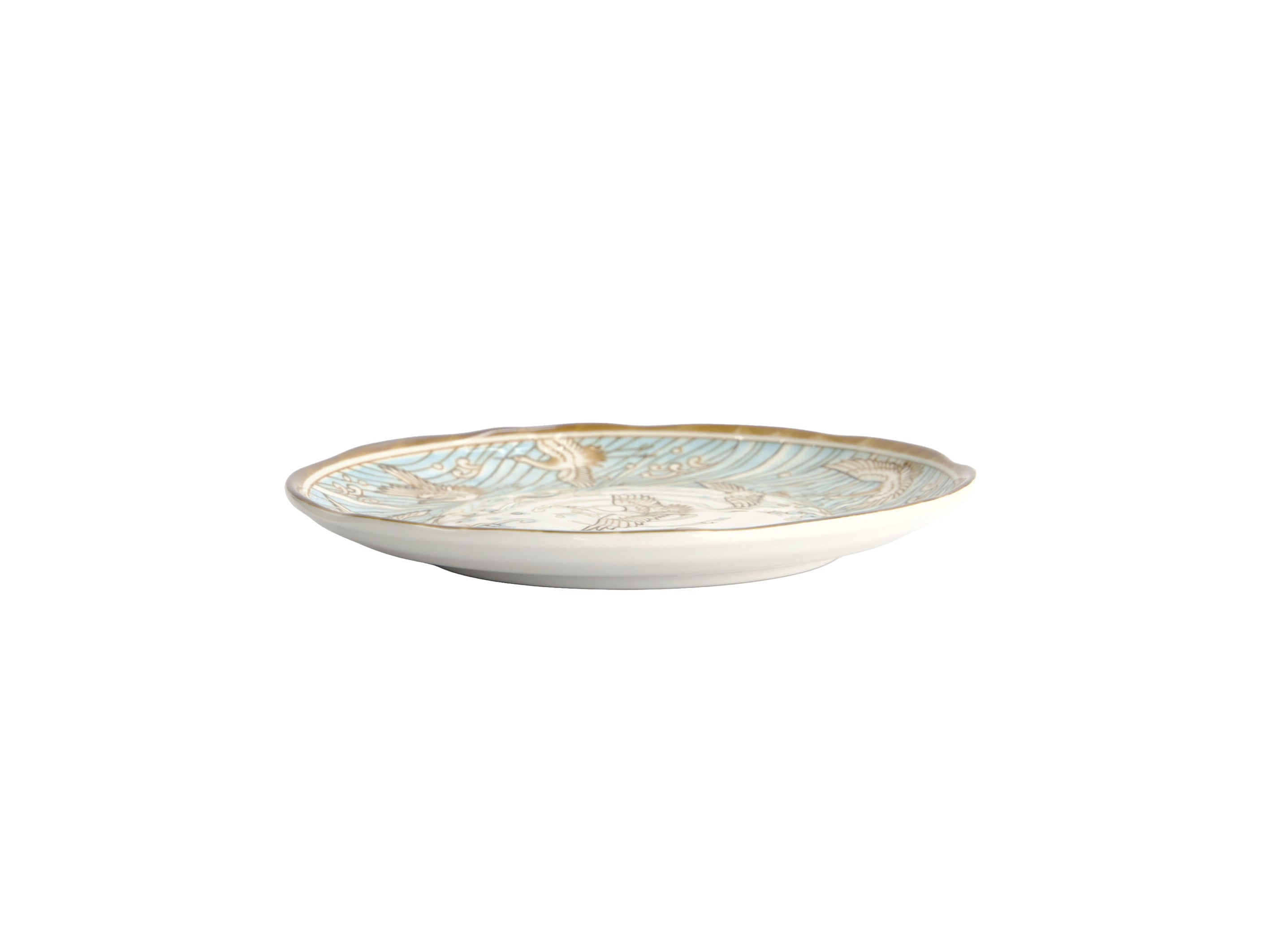 Tokyo Design Crane Plate 16.5cm - Light Blue