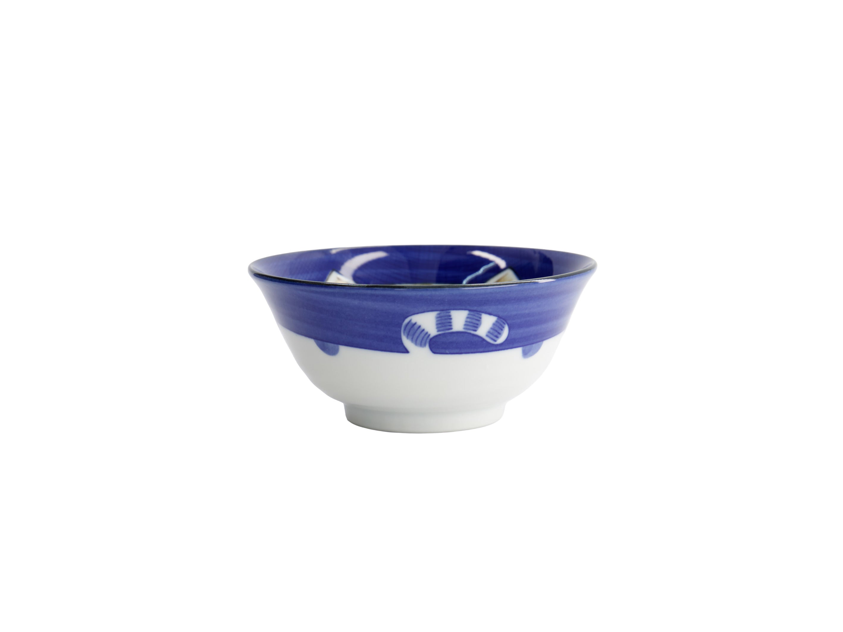 Tokyo Design Kawaii Neko Cat Tayo Bowl 15x7cm - Blue