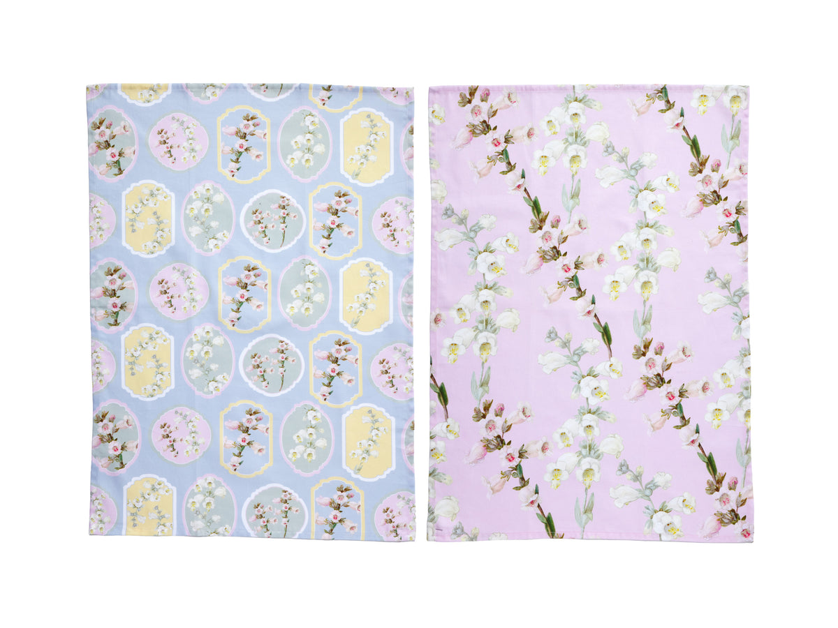 Maxwell & Williams Royal Botanic Gardens Foxglove Tea Towel 50x70cm Set of 2 Assorted