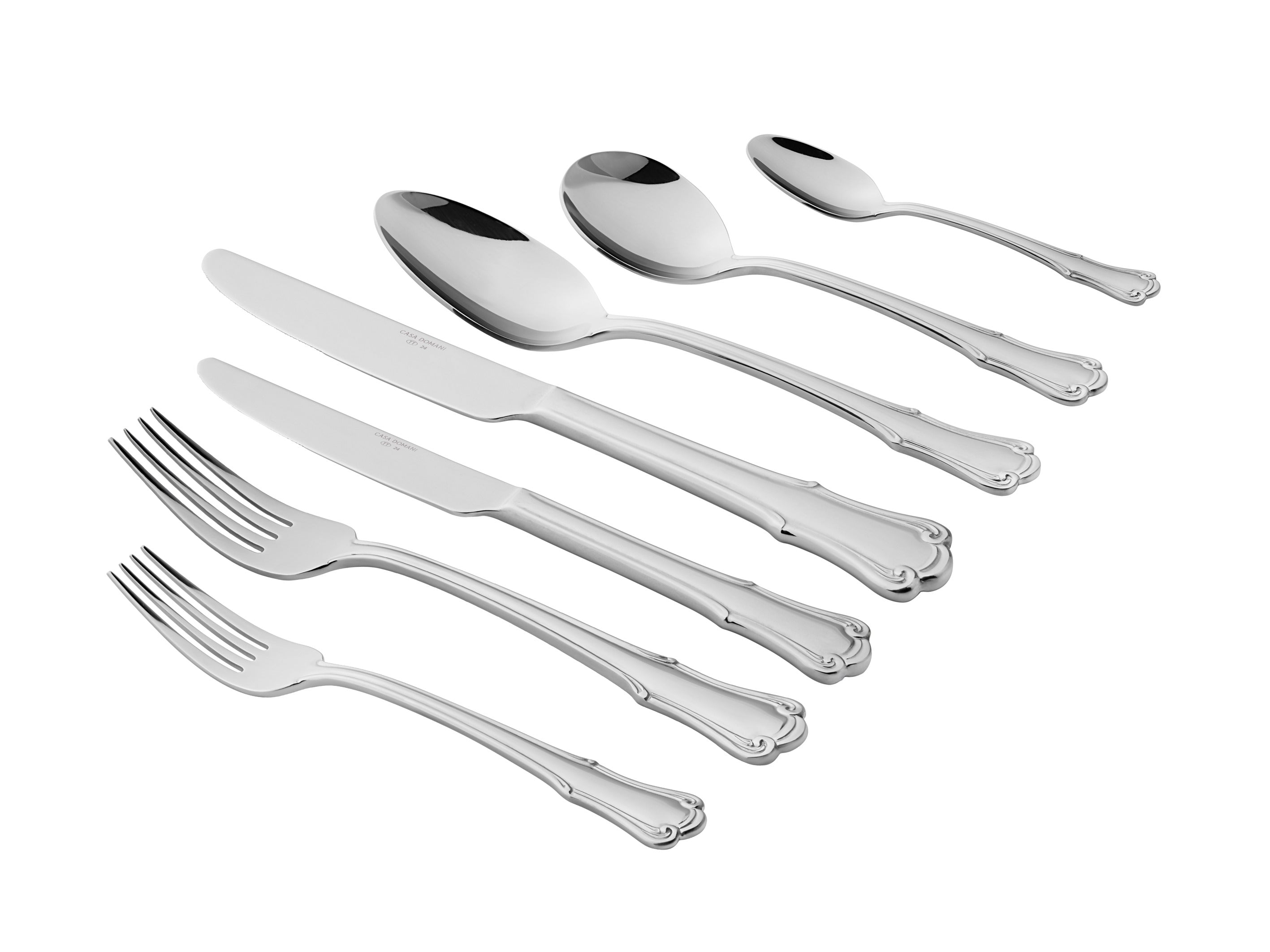 Casa Domani Castello Cutlery Set 56pc - Stainless Steel