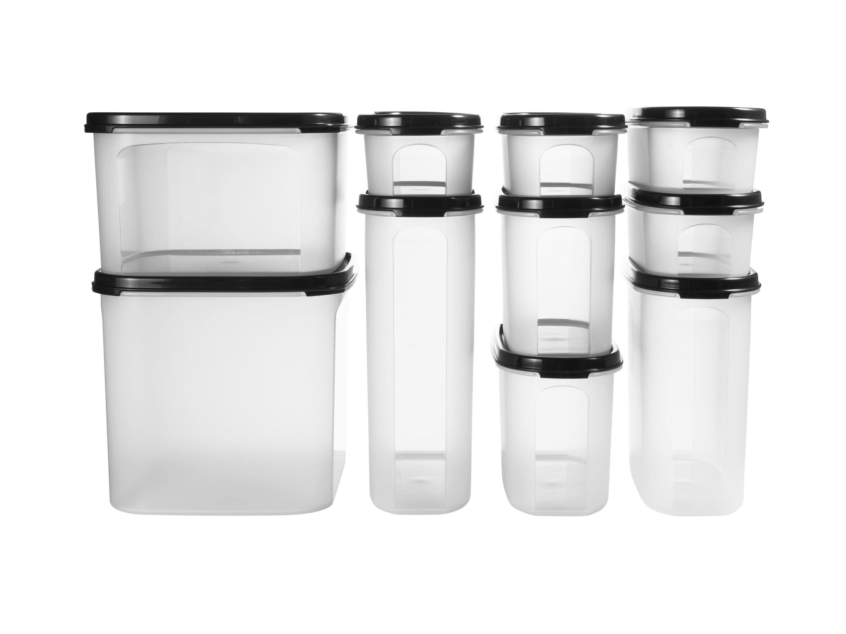 Tupperware Modular Dry Food Container Set of 10 - Gift Boxed