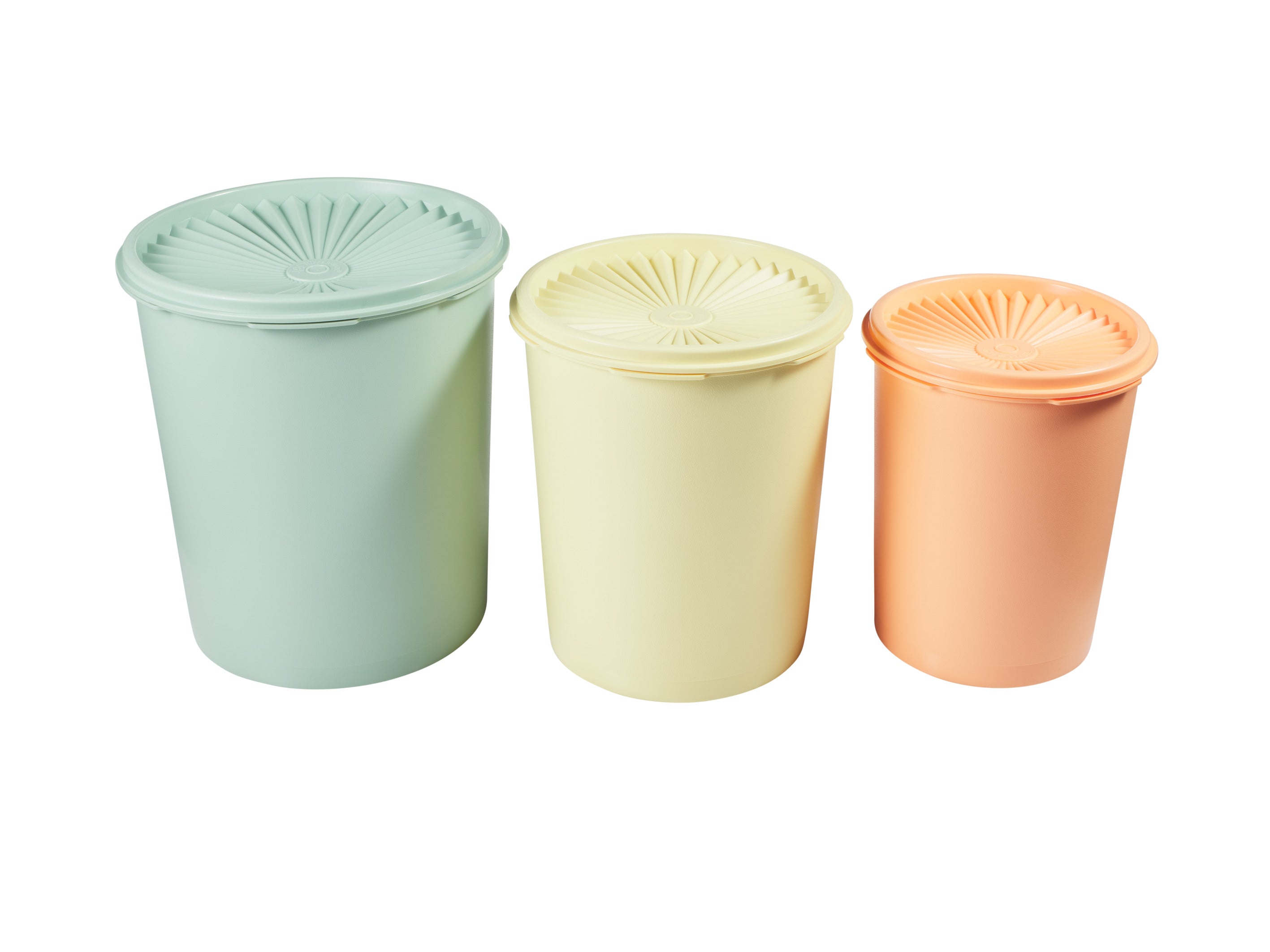 Tupperware Heritage Canister Set of 3 - 1.2L / 1.8L / 2.7L