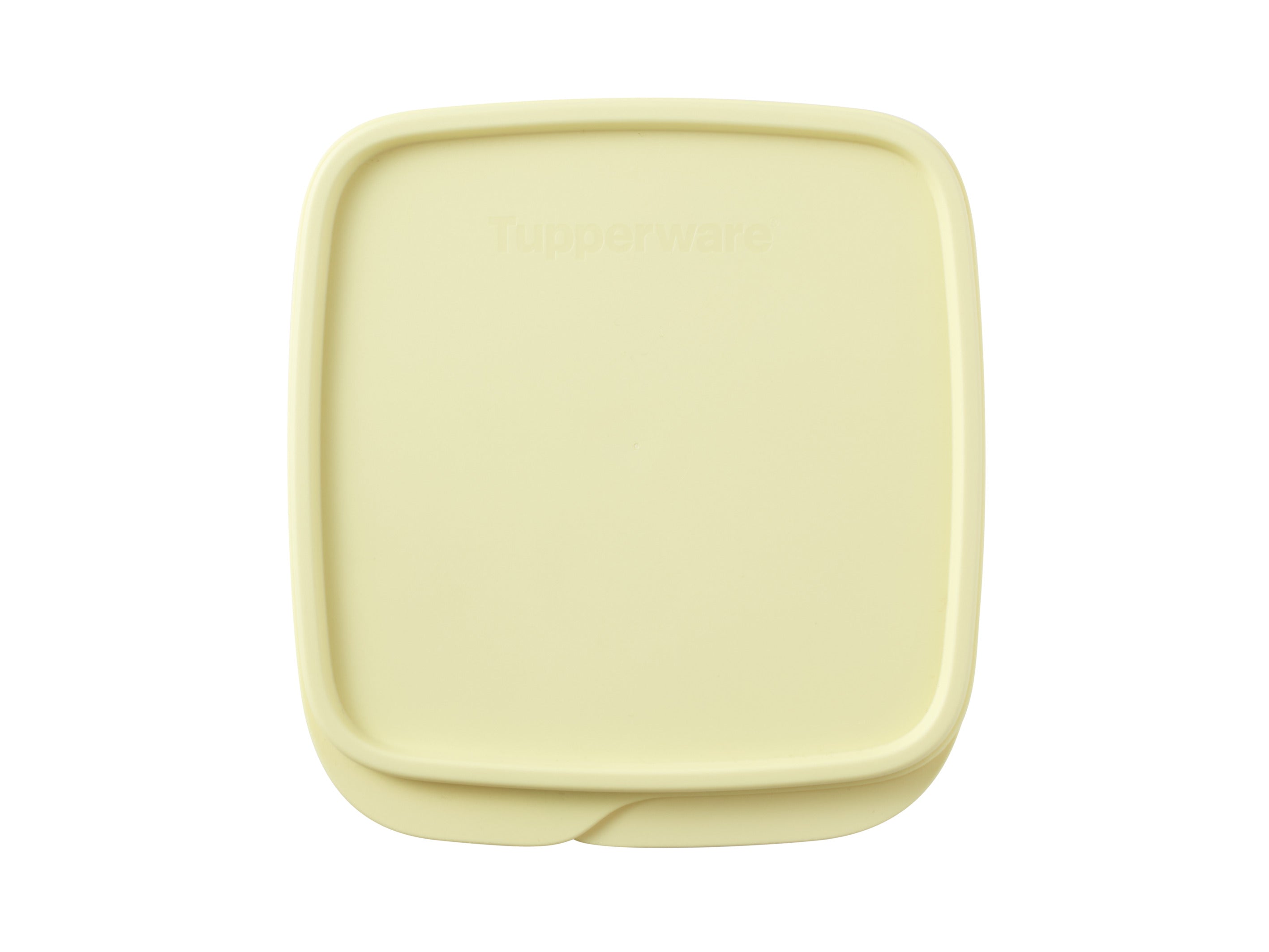 Tupperware Divided Square Lunch Box 550ml - Yellow