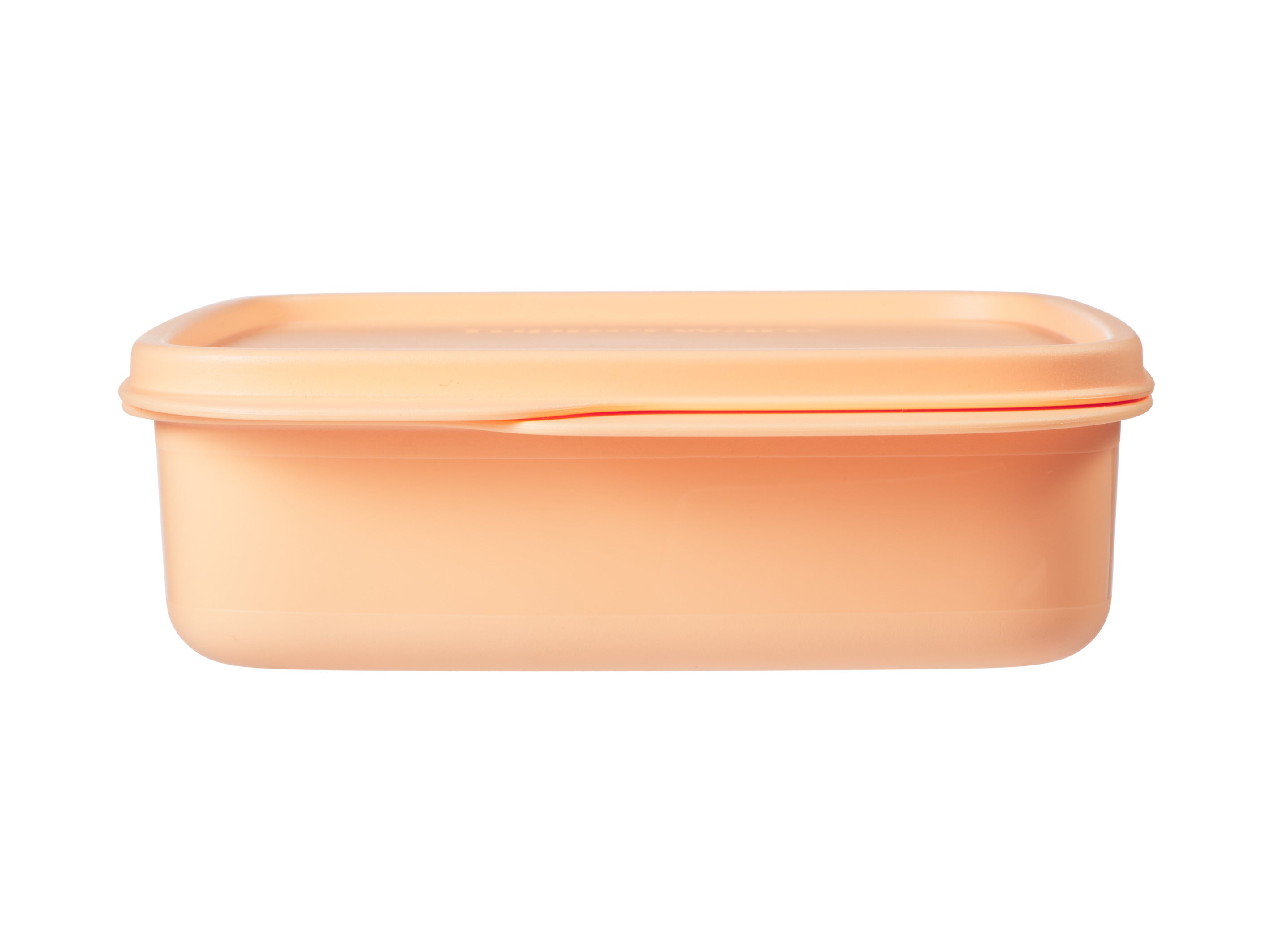 Tupperware Divided Square Lunch Box 550ml - Orange