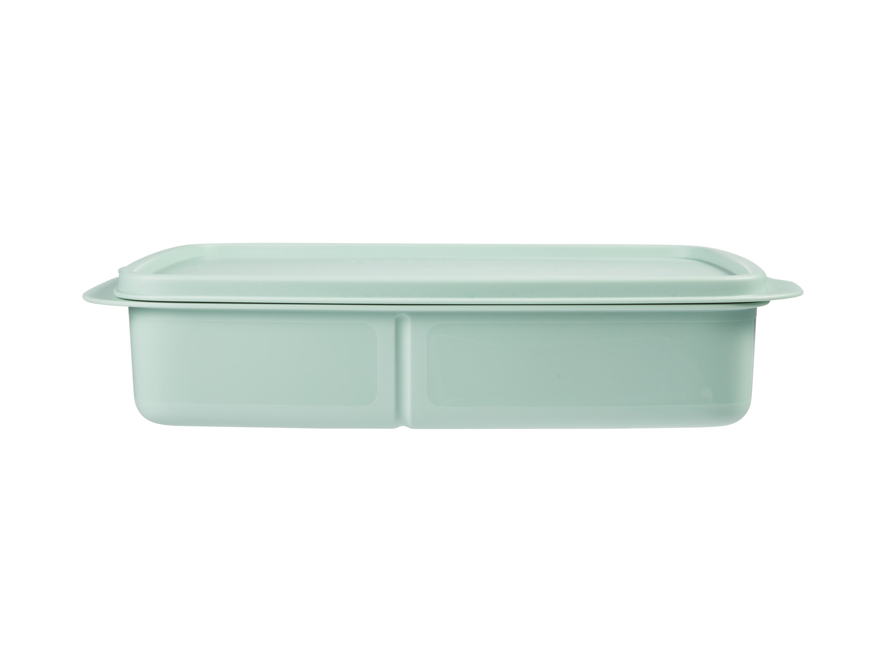 Tupperware Divided Rectangle Lunch Box 1L - Green