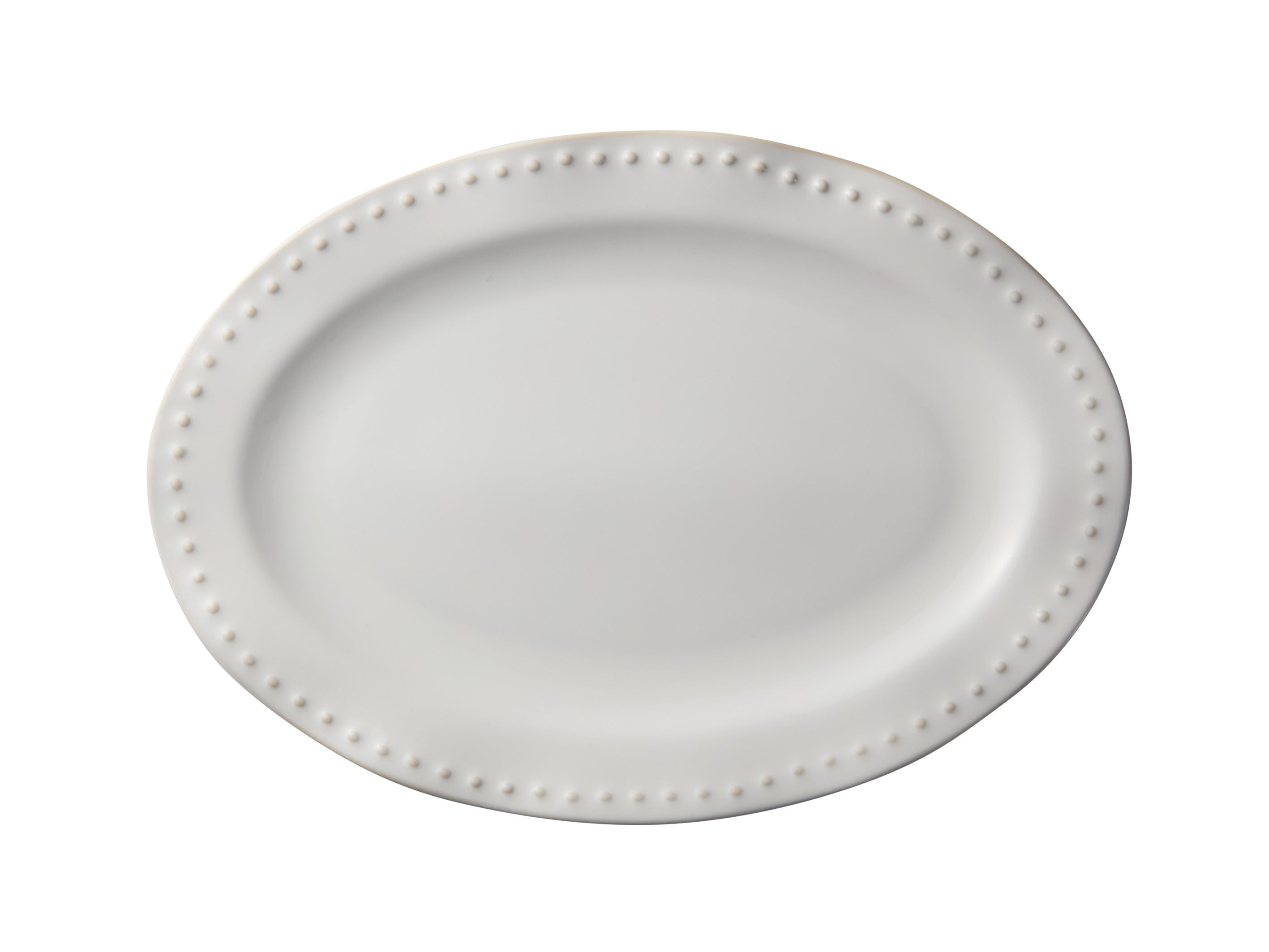 Casa Domani Punto Rim Oval Platter 35x25cm