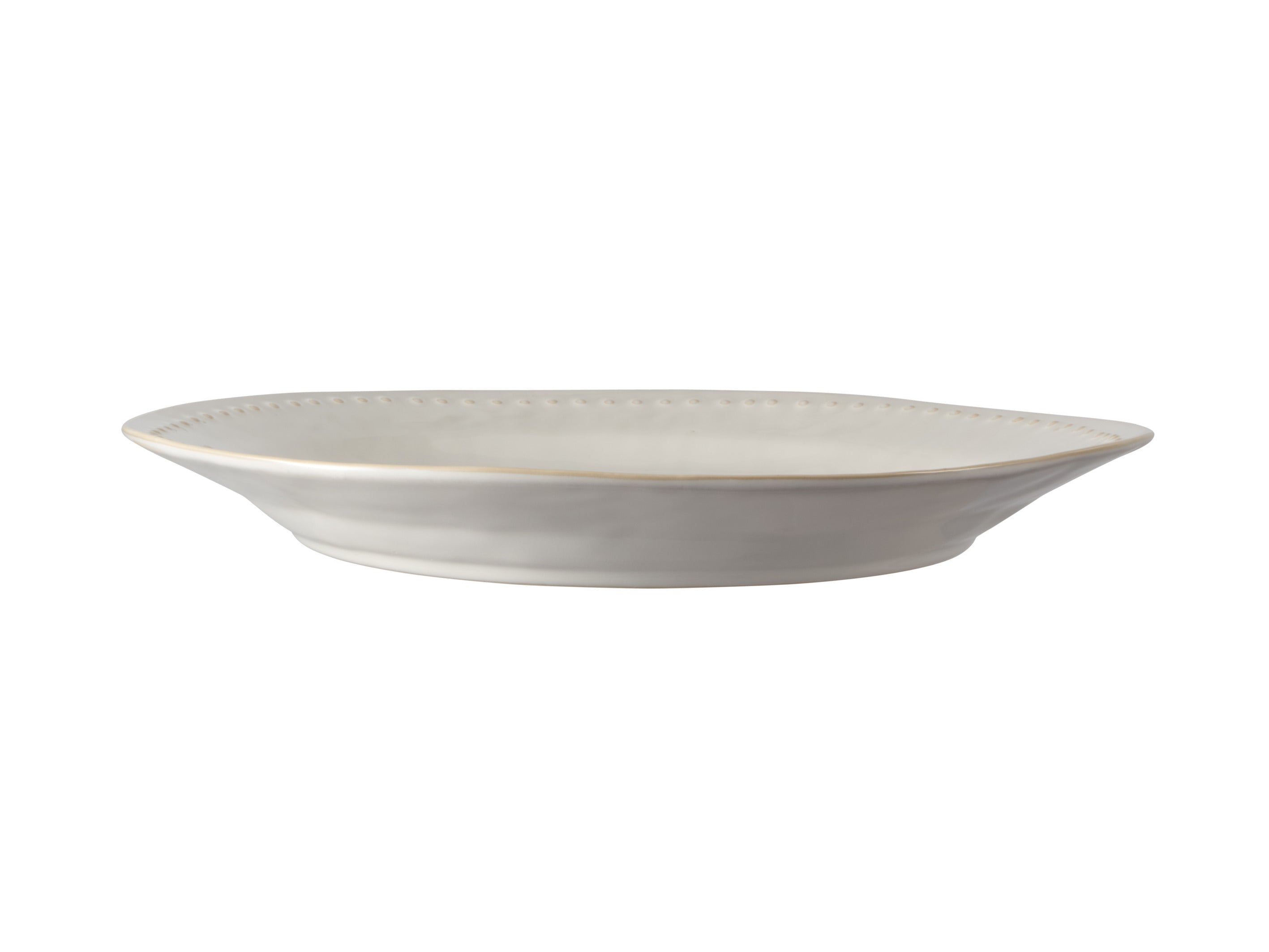 Casa Domani Punto Round Rim Platter 32.5cm