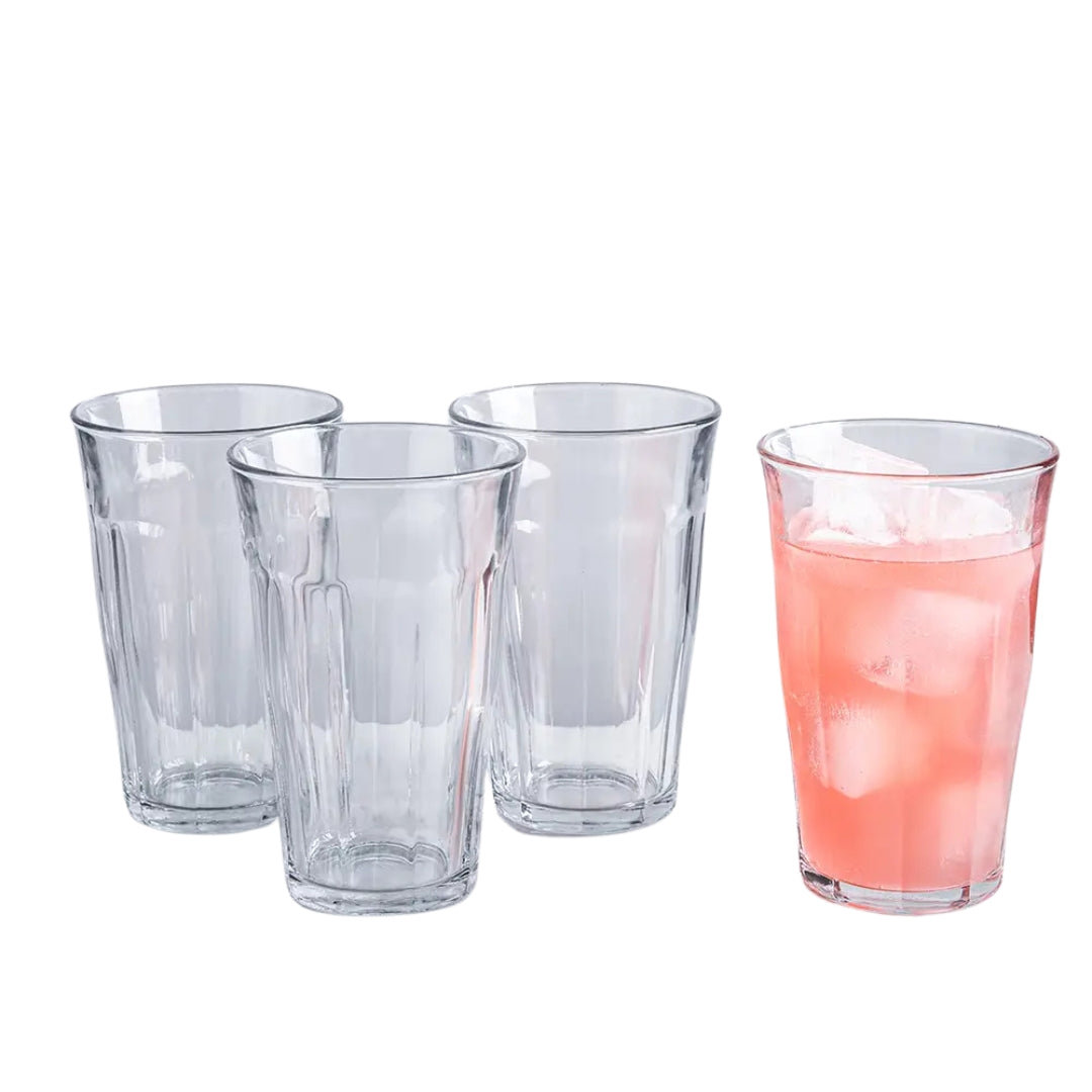 Duralex Picardie Clear Highball Tumbler 500ml - Set of 4 (Made in France)