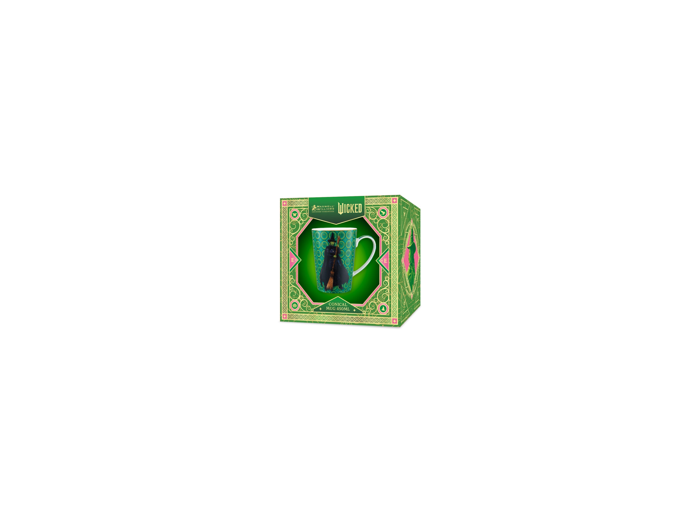 Maxwell & Williams Wicked Magical Conical Mug 450ML - Elphaba Magic