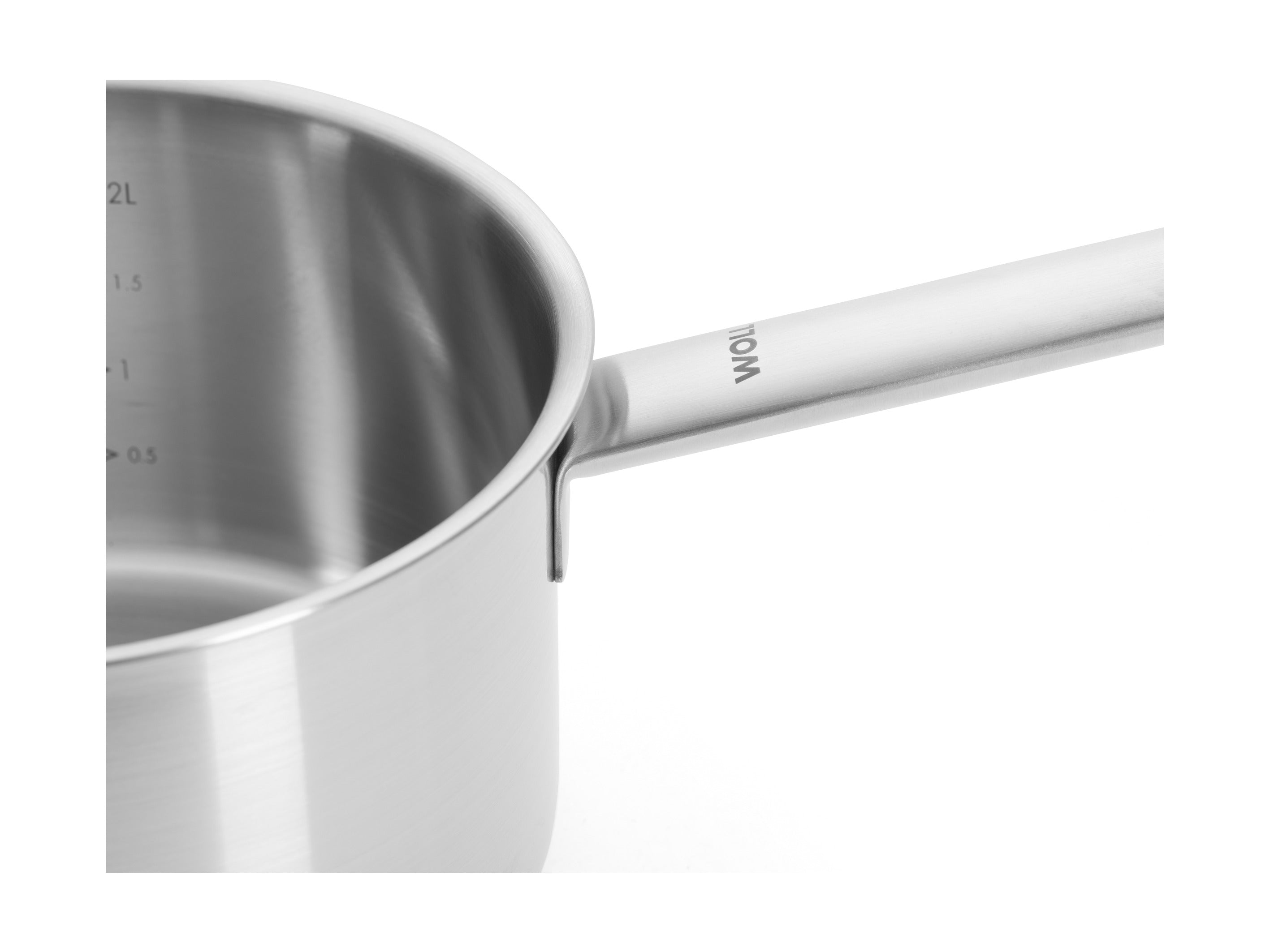 Woll Steel Saucepan With Lid 16cm / 1.8L - Gift Boxed